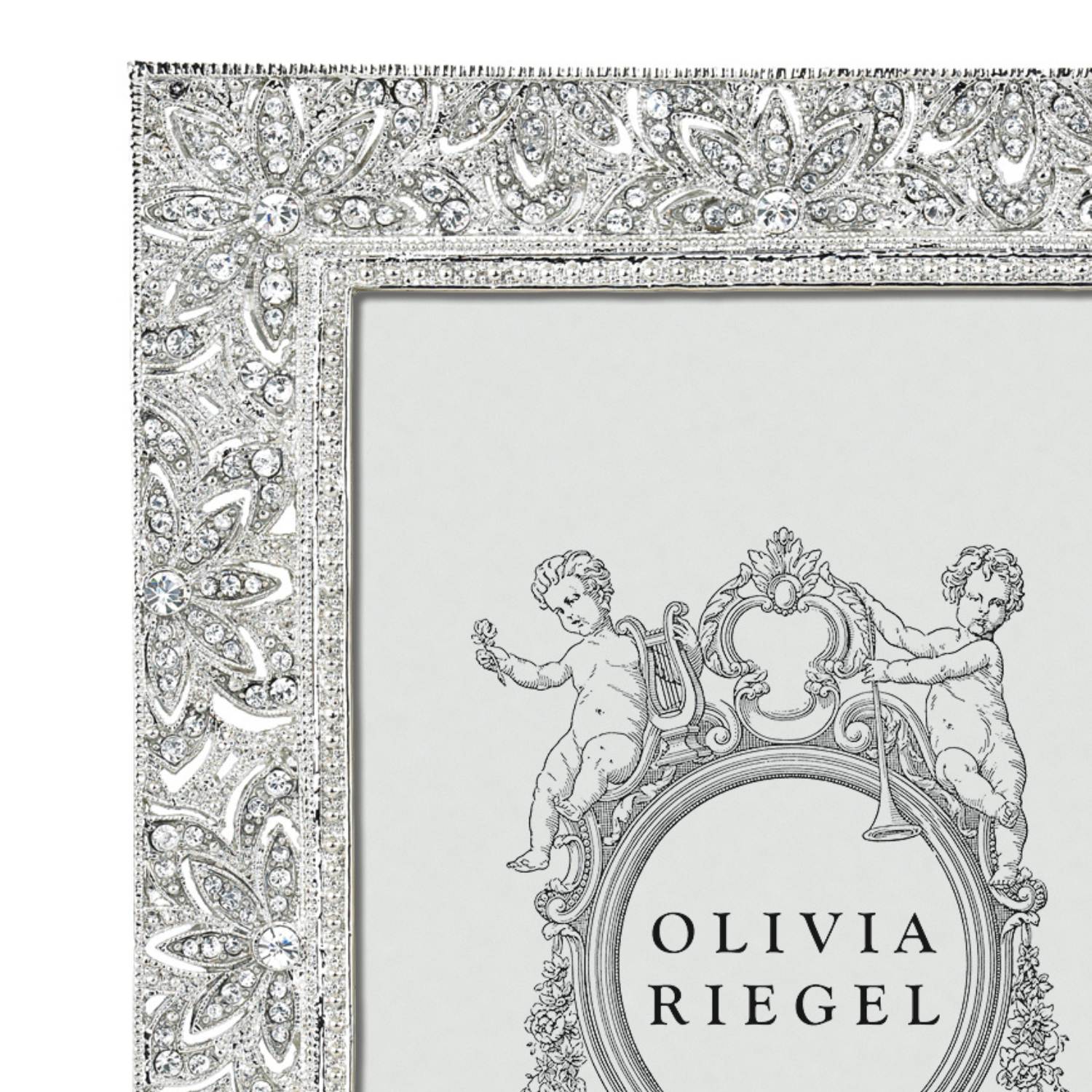 Olivia Riegel Silver Windsor crystal picture frame