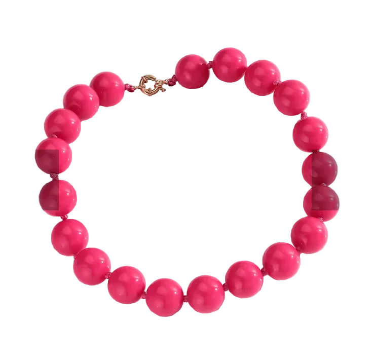 Big Bead Acrylic Necklace
