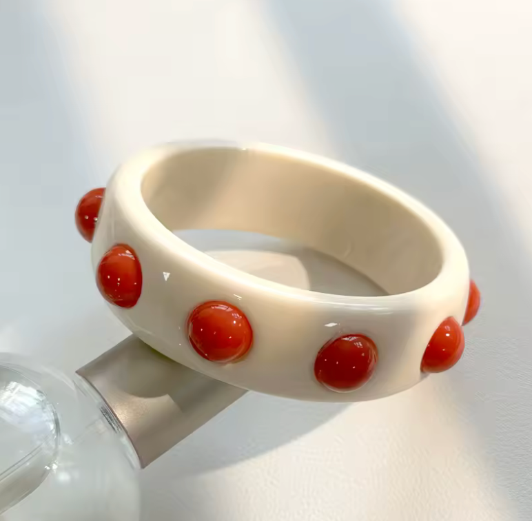 Bubble Dot Resin Bracelets-Size S/M