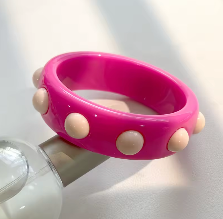 Bubble Dot Resin Bracelets-Size S/M
