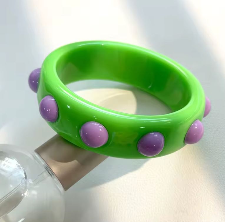 Bubble Dot Resin Bracelets-Size S/M
