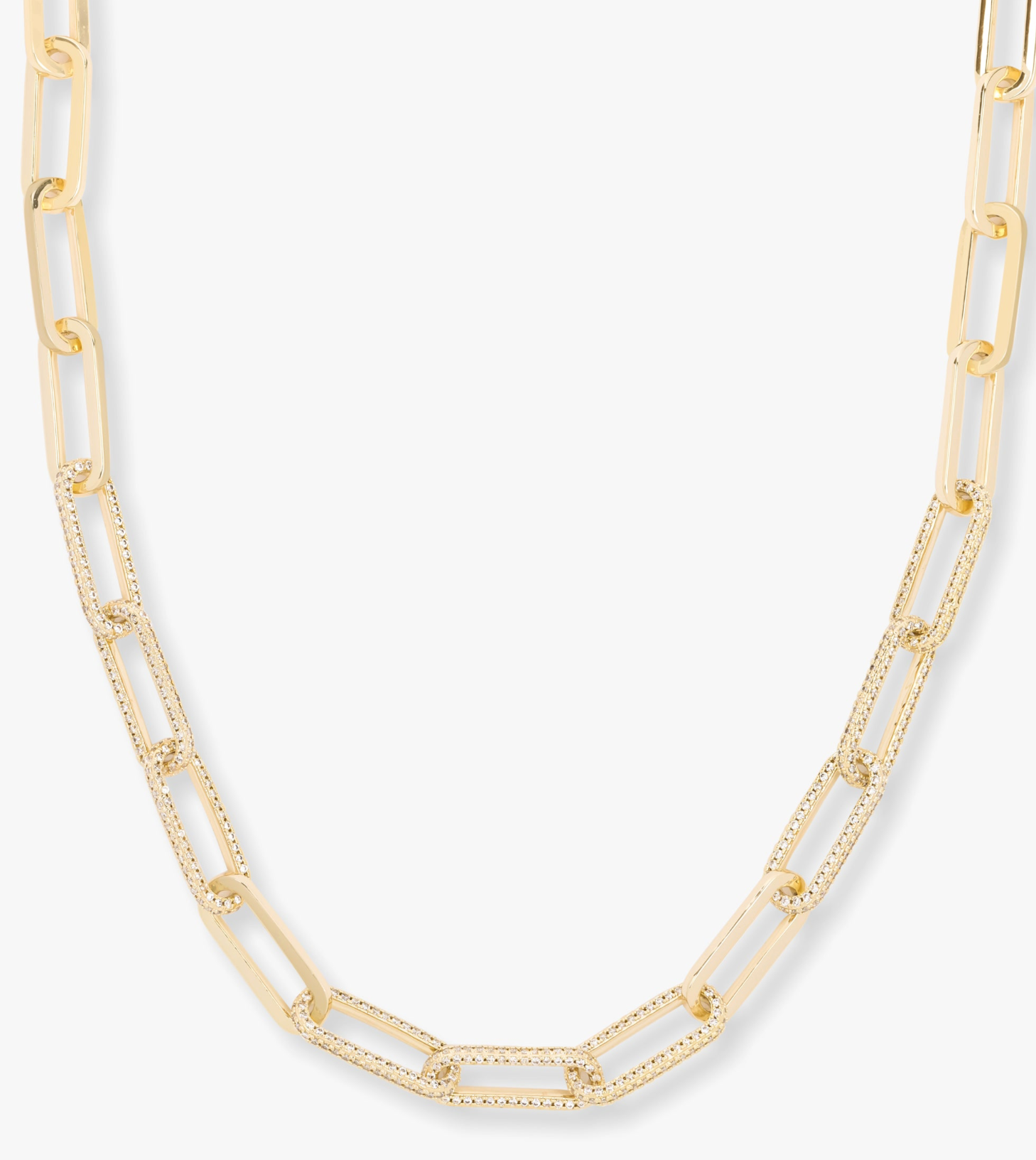 Carrie Pave Chain Necklace