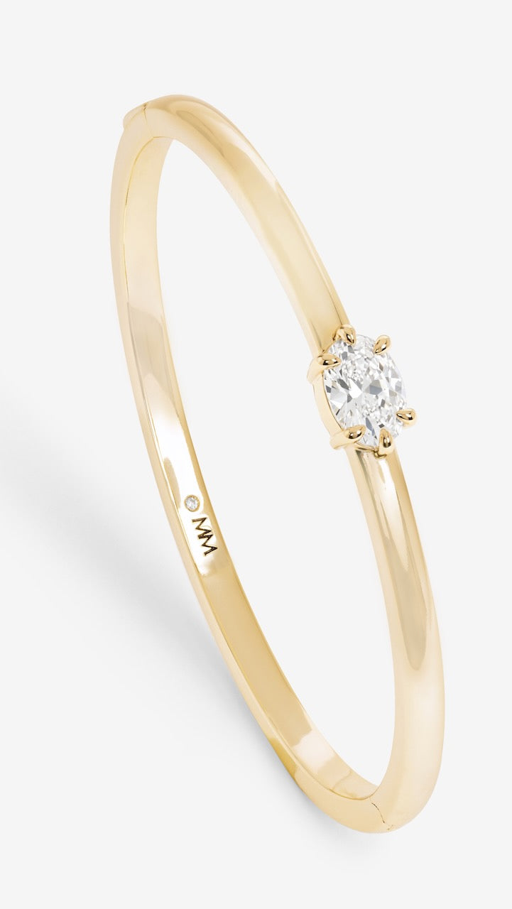 She's On Point cuff bracelet jewelry detail - front view - BLVD Boutik