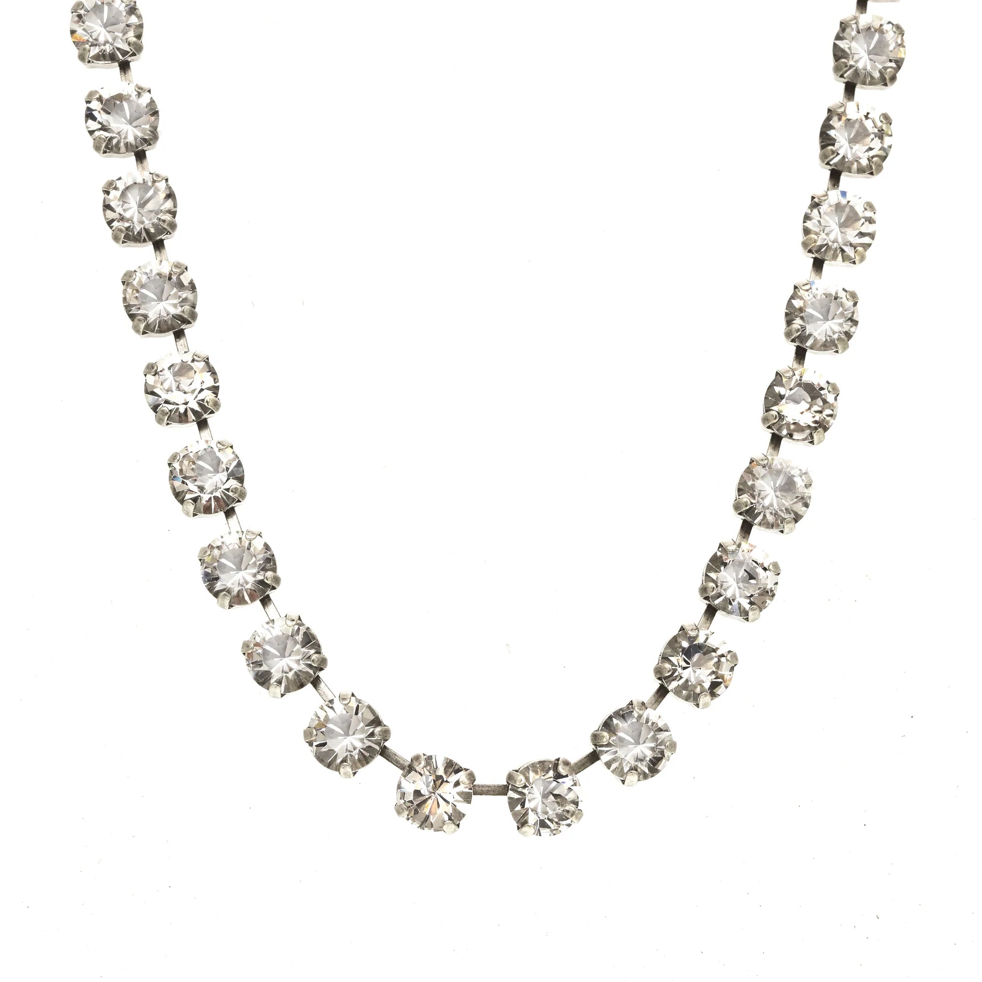 Oakland stone necklace in clear - The BLVD