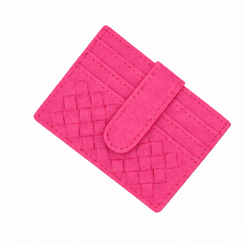 Two-Sided Woven Card Holder