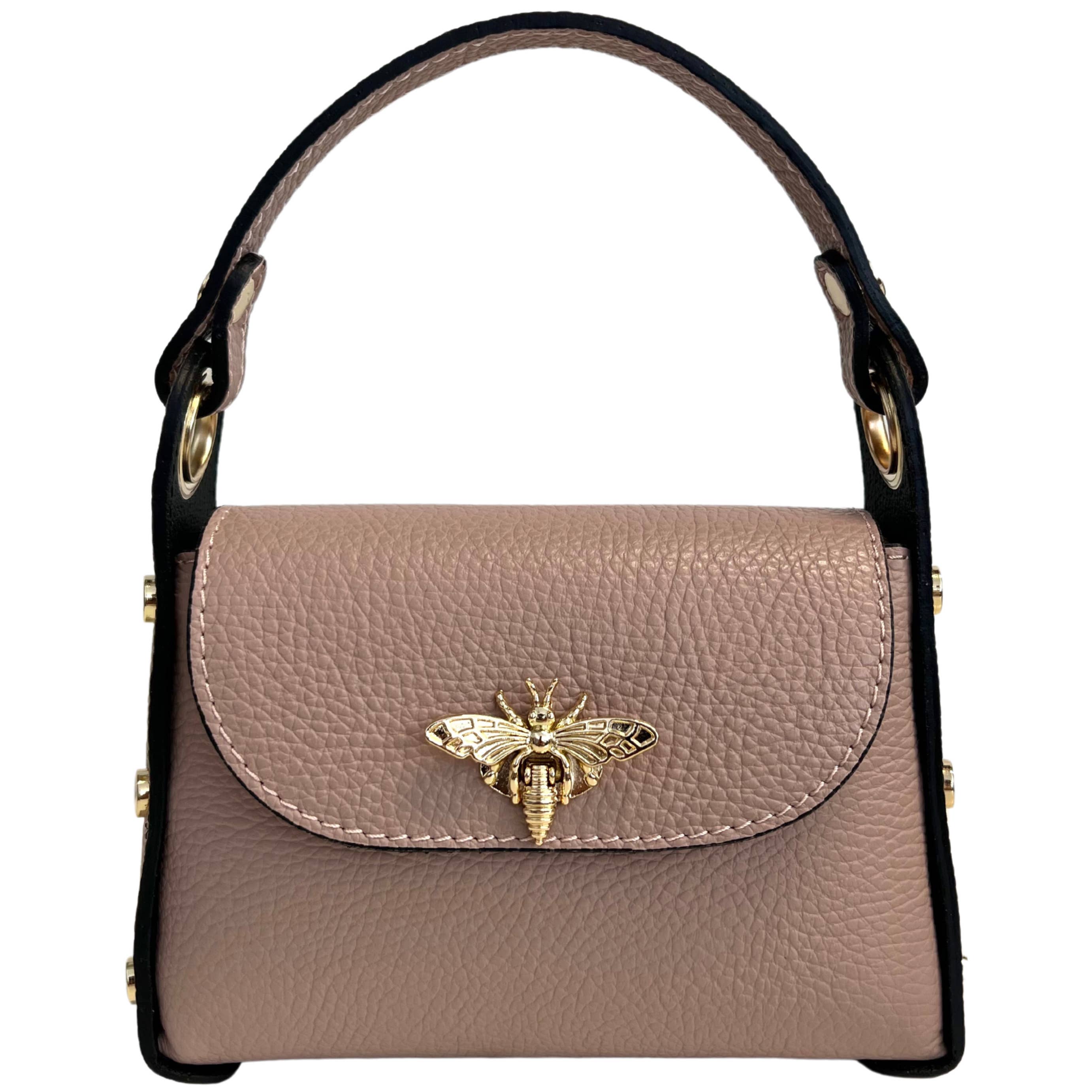 Mini Leather Bag w/Fly Closure - The BLVD