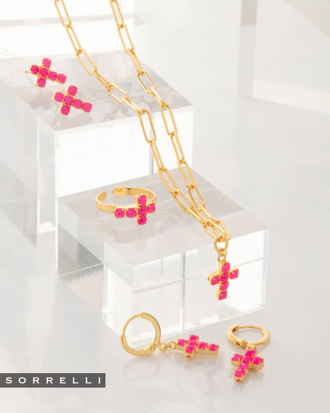 Carly Cross Band Ring