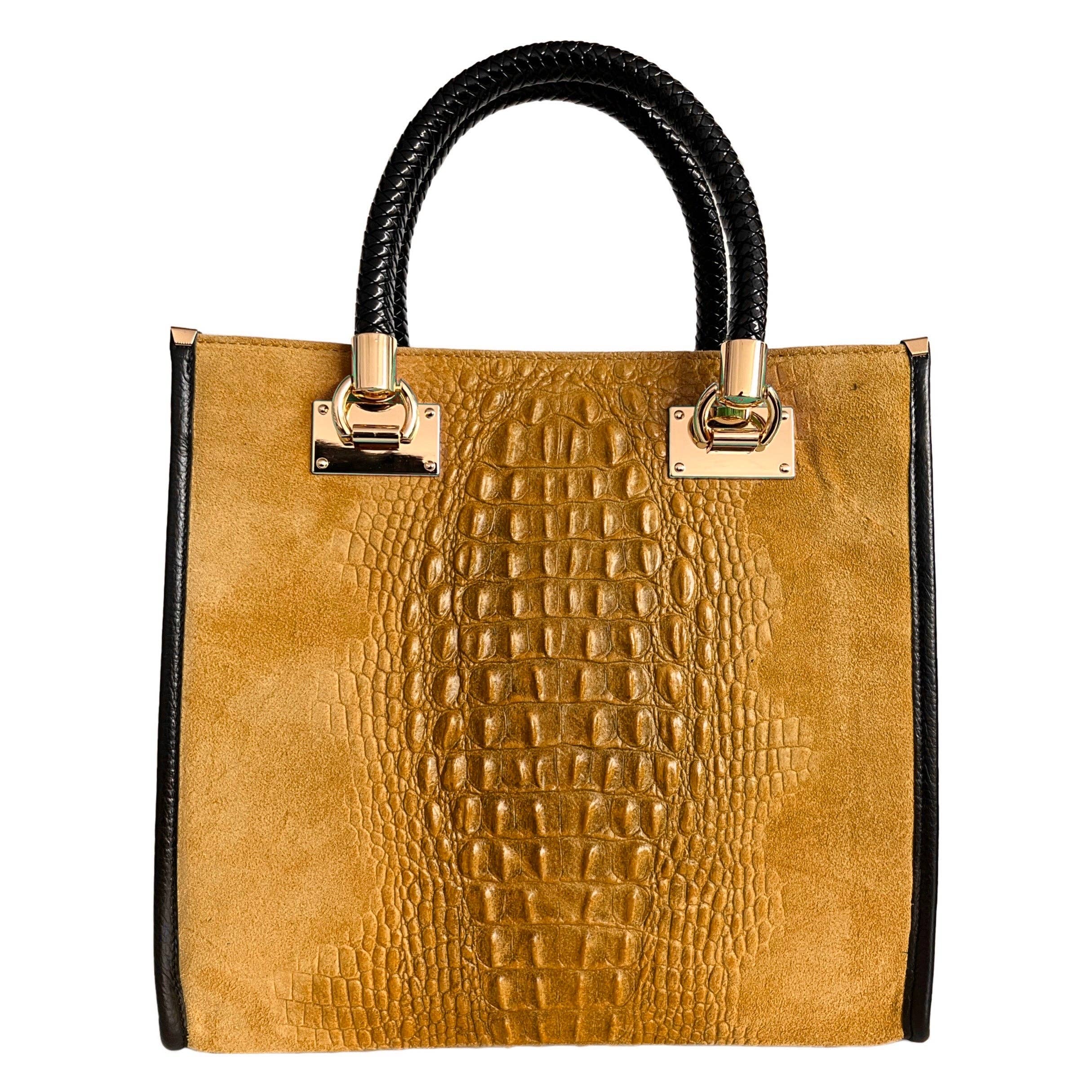 Coconut Suede Leather Bag - The BLVD