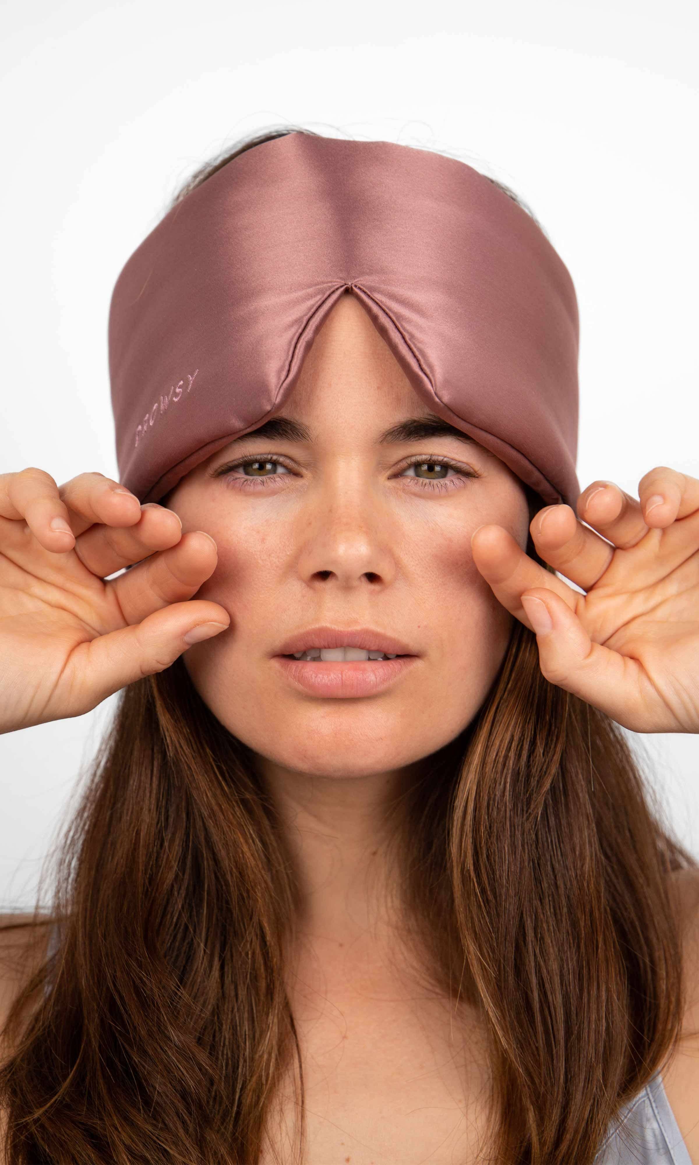 Damask Rose Silk Sleep Mask