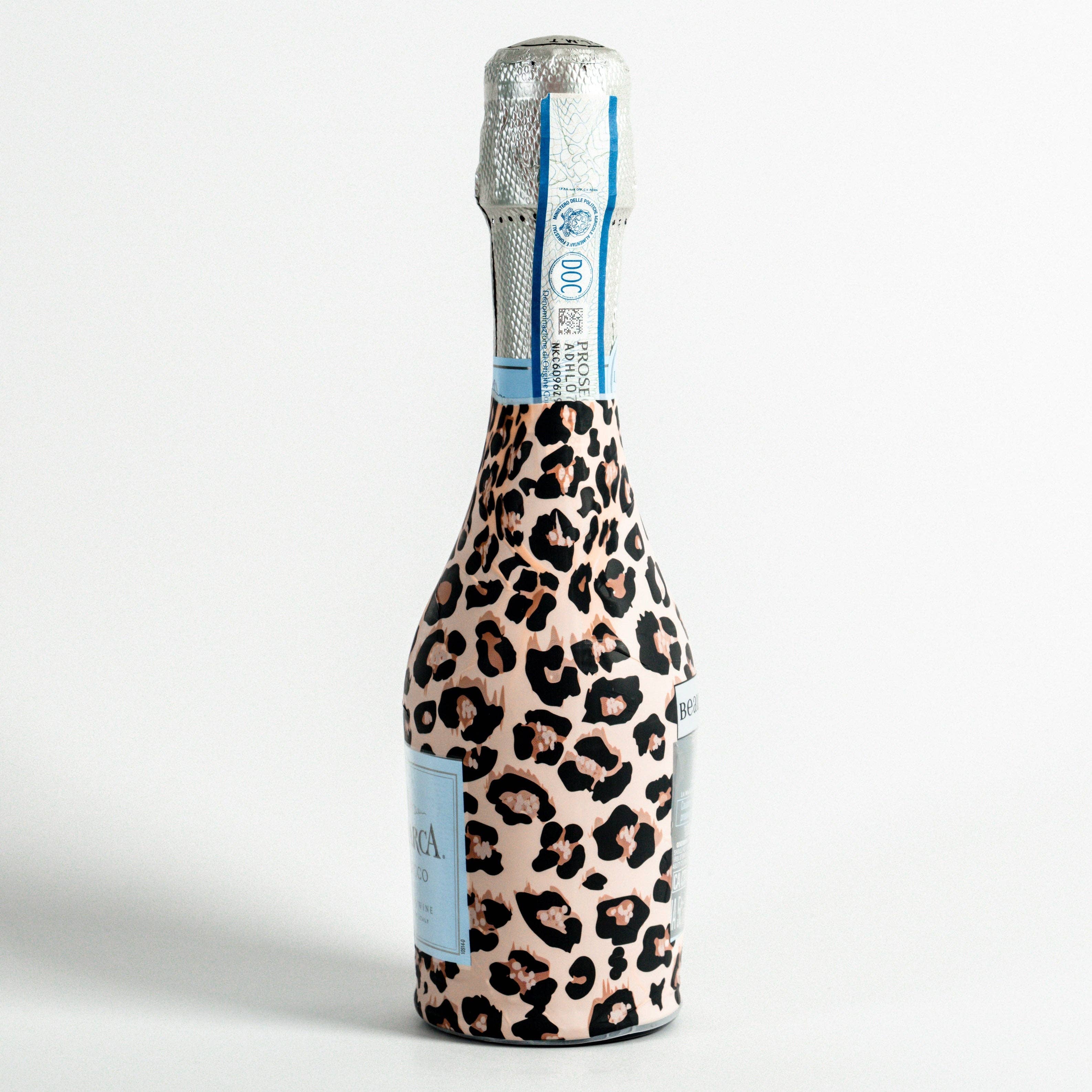 Beau Bottles Tan Leopard - MINI Prosecco Collection - Six Pack