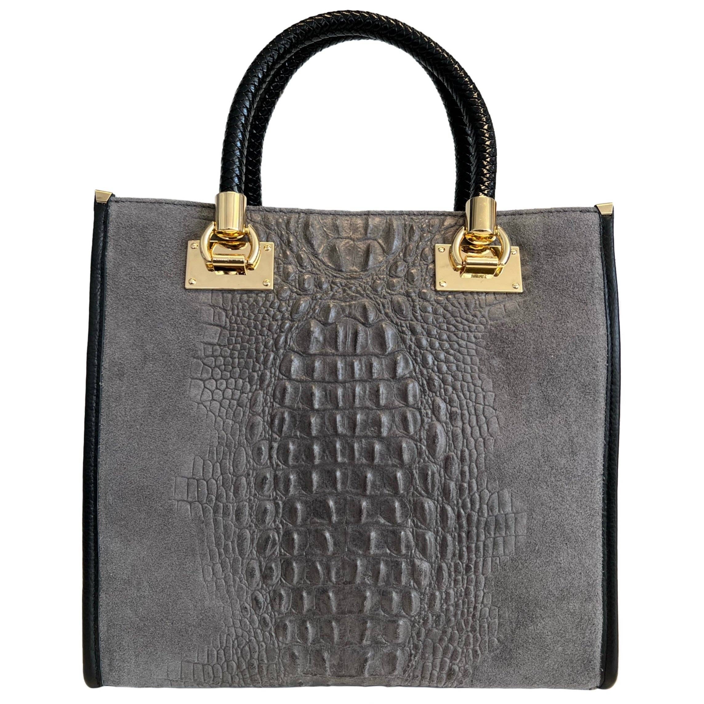 Coconut Suede Leather Bag - The BLVD