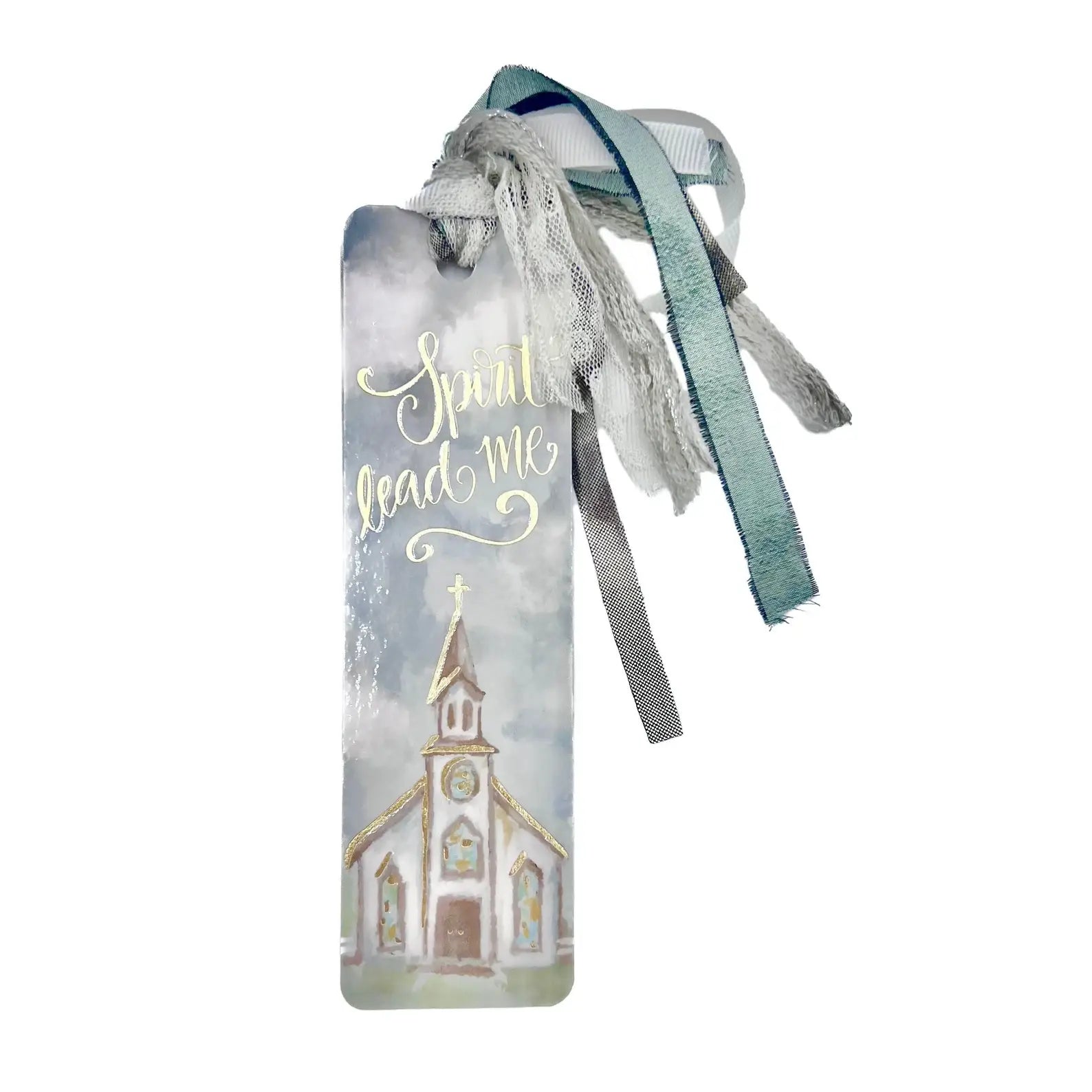 Spirit Lead Me tassel Bible bookmark product photo - front view - BLVD Boutik