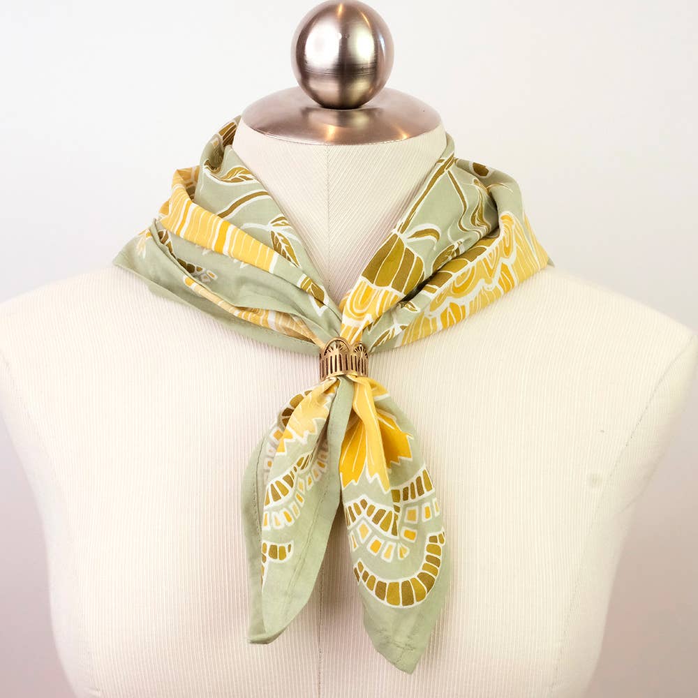 Leah Brass Bandana Slide Ring - The BLVD