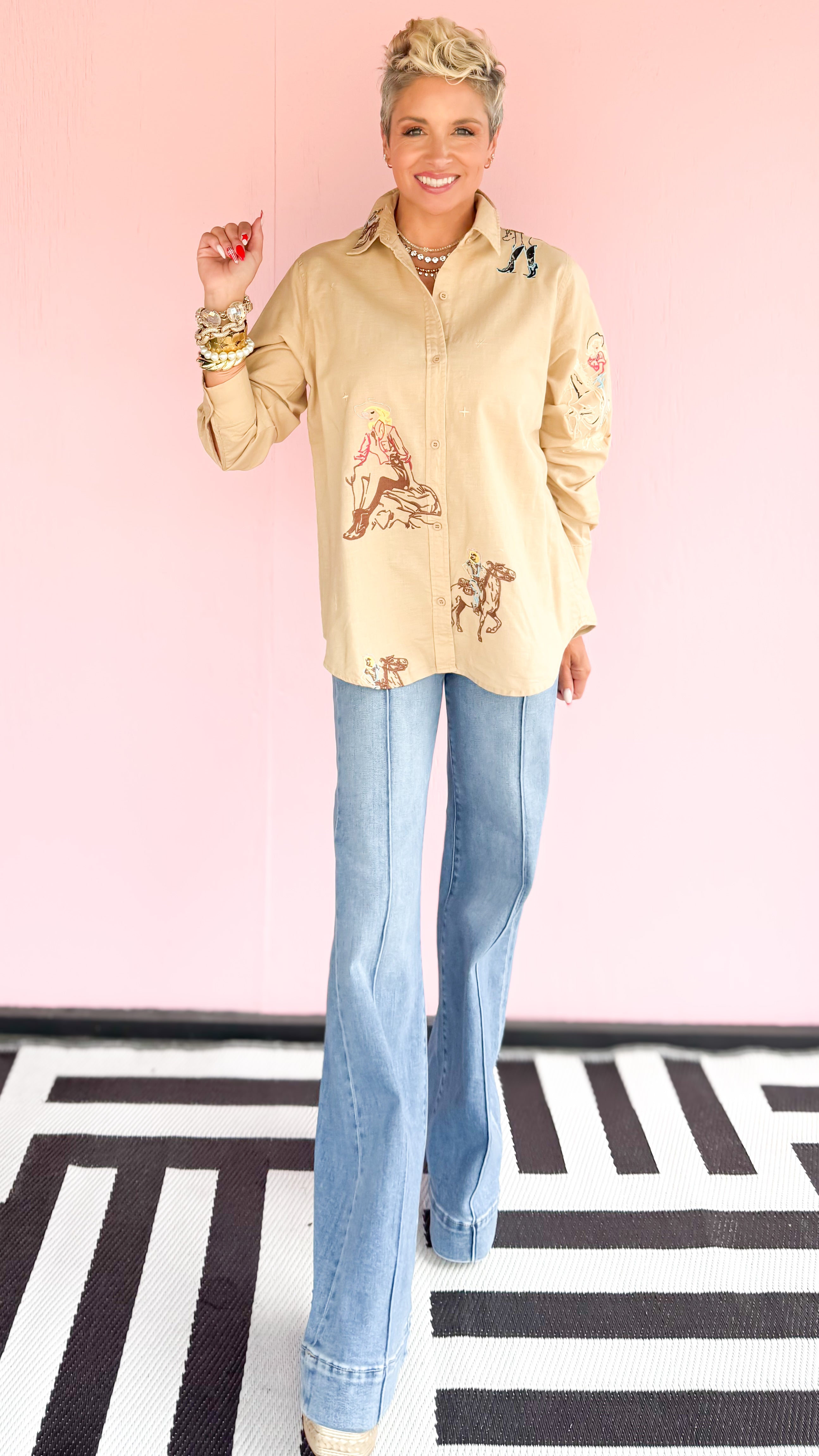 Makenna Top/Camel - The BLVD