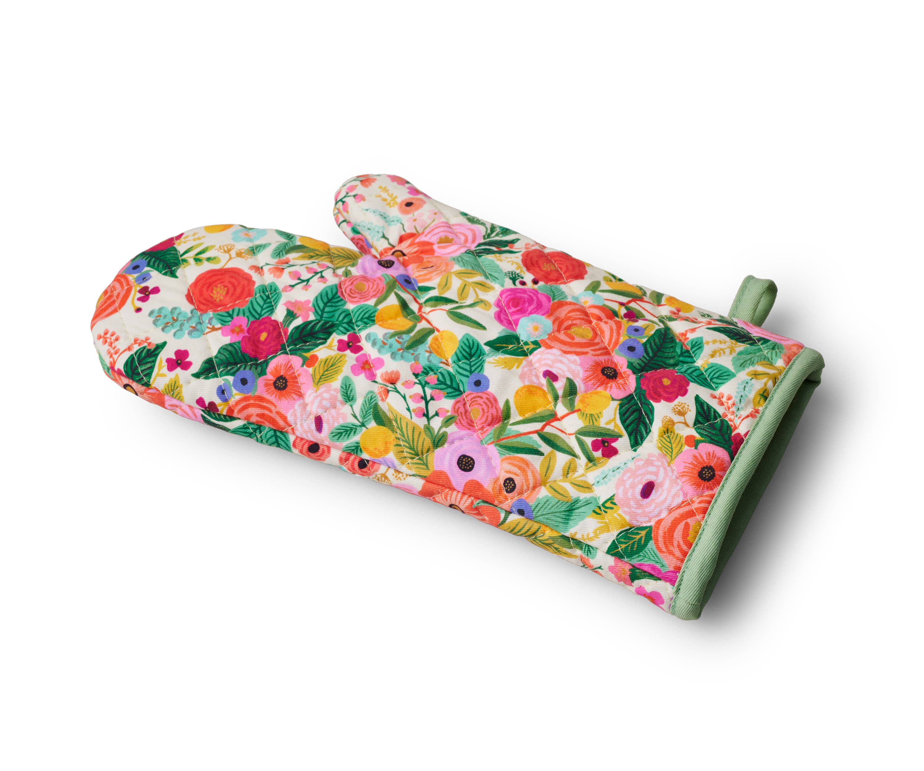 Garden Party oven mitt product photo - detail view - BLVD Boutik