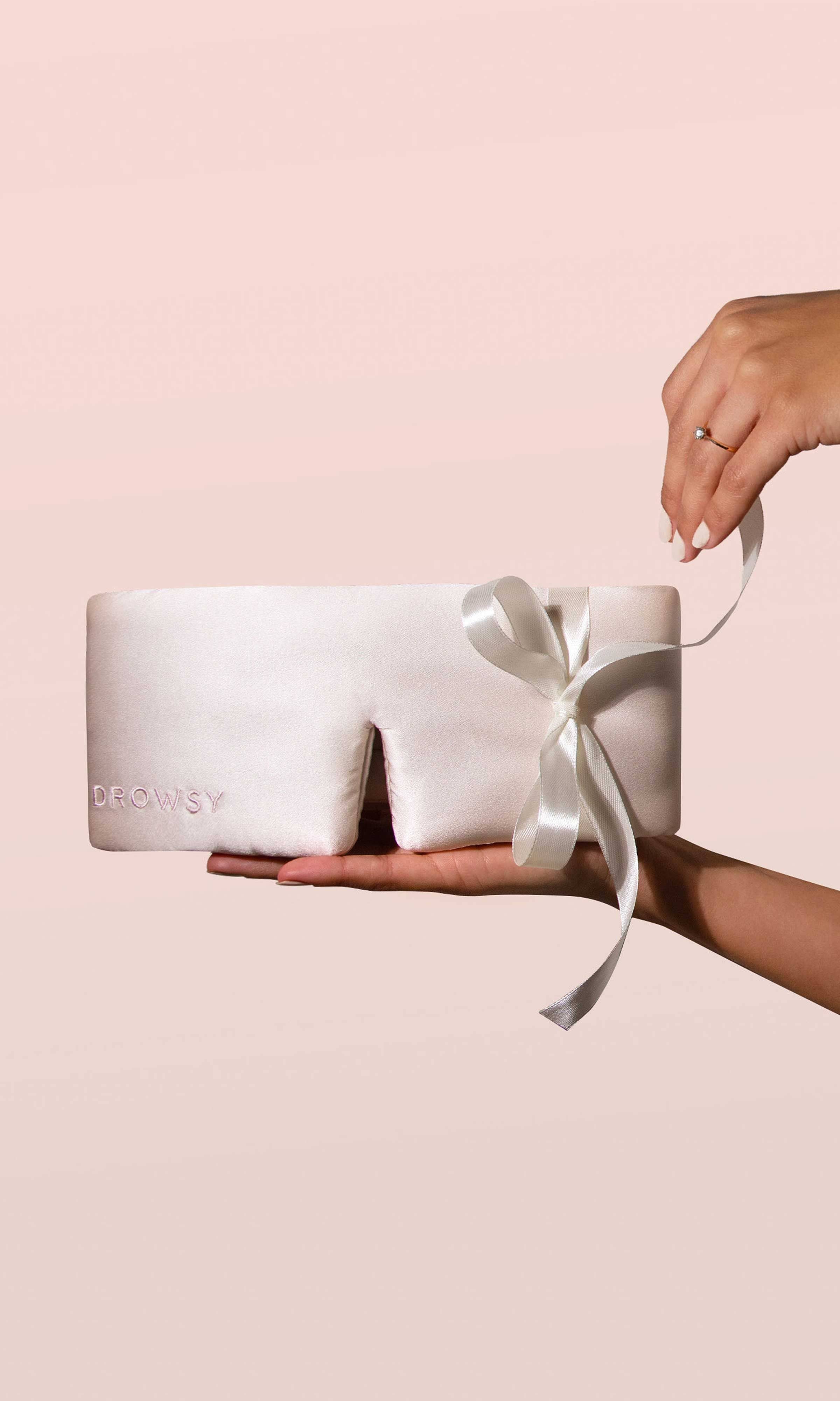 Sunset Pink Silk Sleep Mask - The BLVD