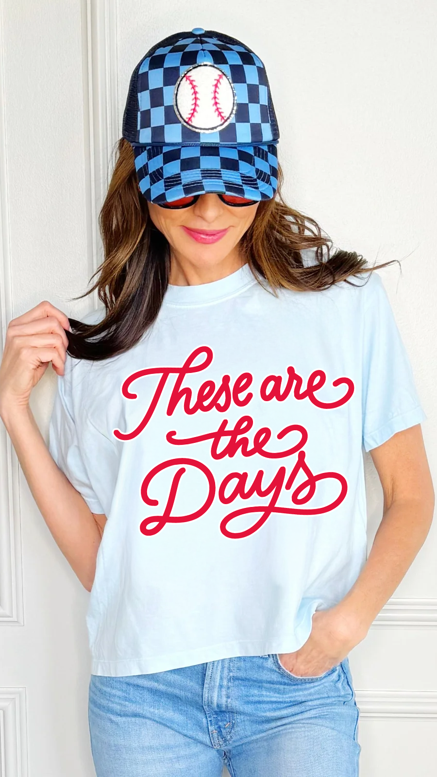 "These are the Days" Tee/Blue
