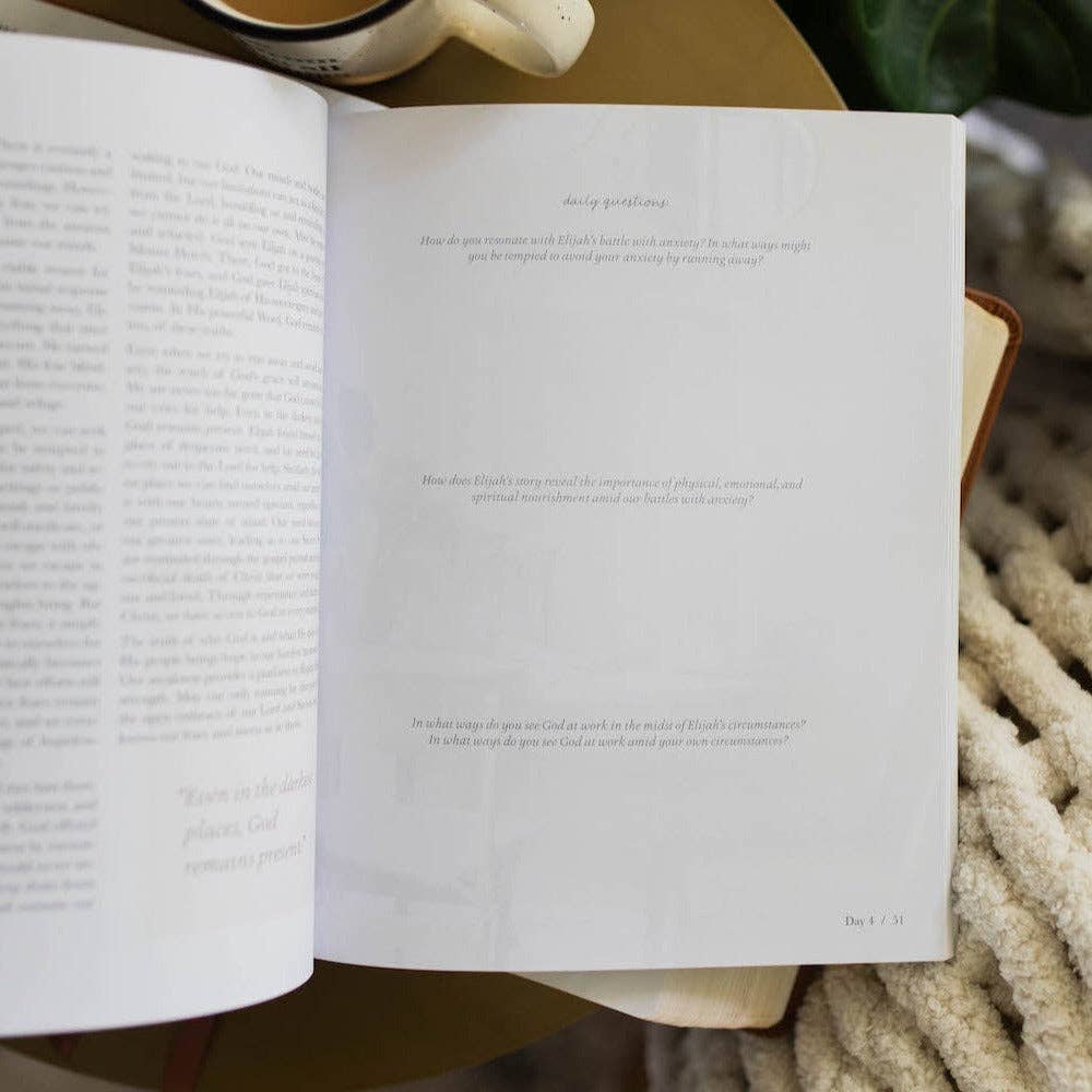 Peace for the Anxious Heart book - full view - BLVD Boutik