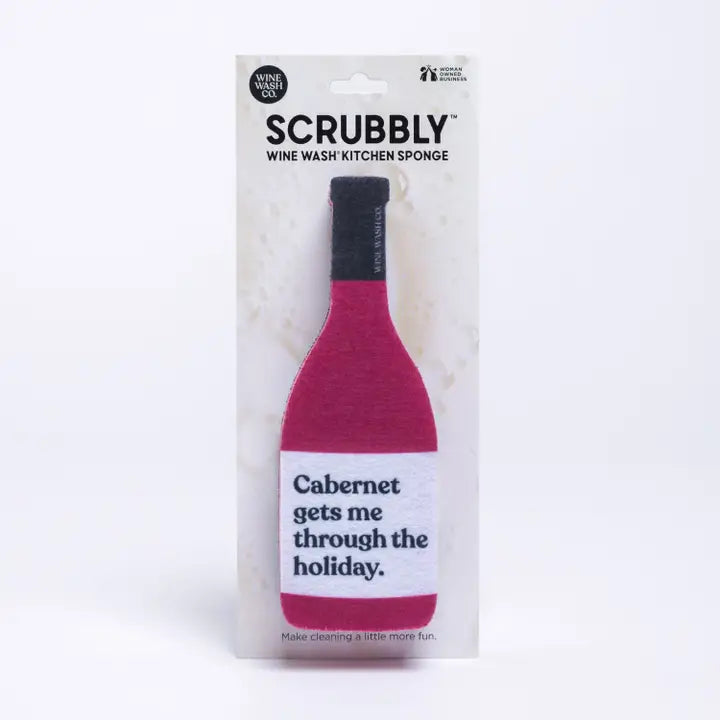 Scrubbly kitchen sponge product photo - styled view - BLVD Boutik