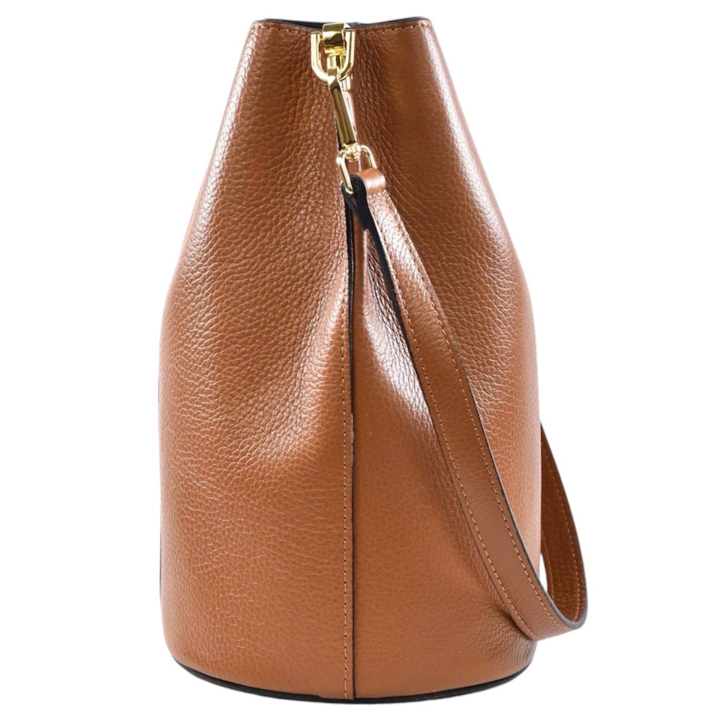 Giulia bucket bag in genuine leather accessory - detail view - BLVD Boutik