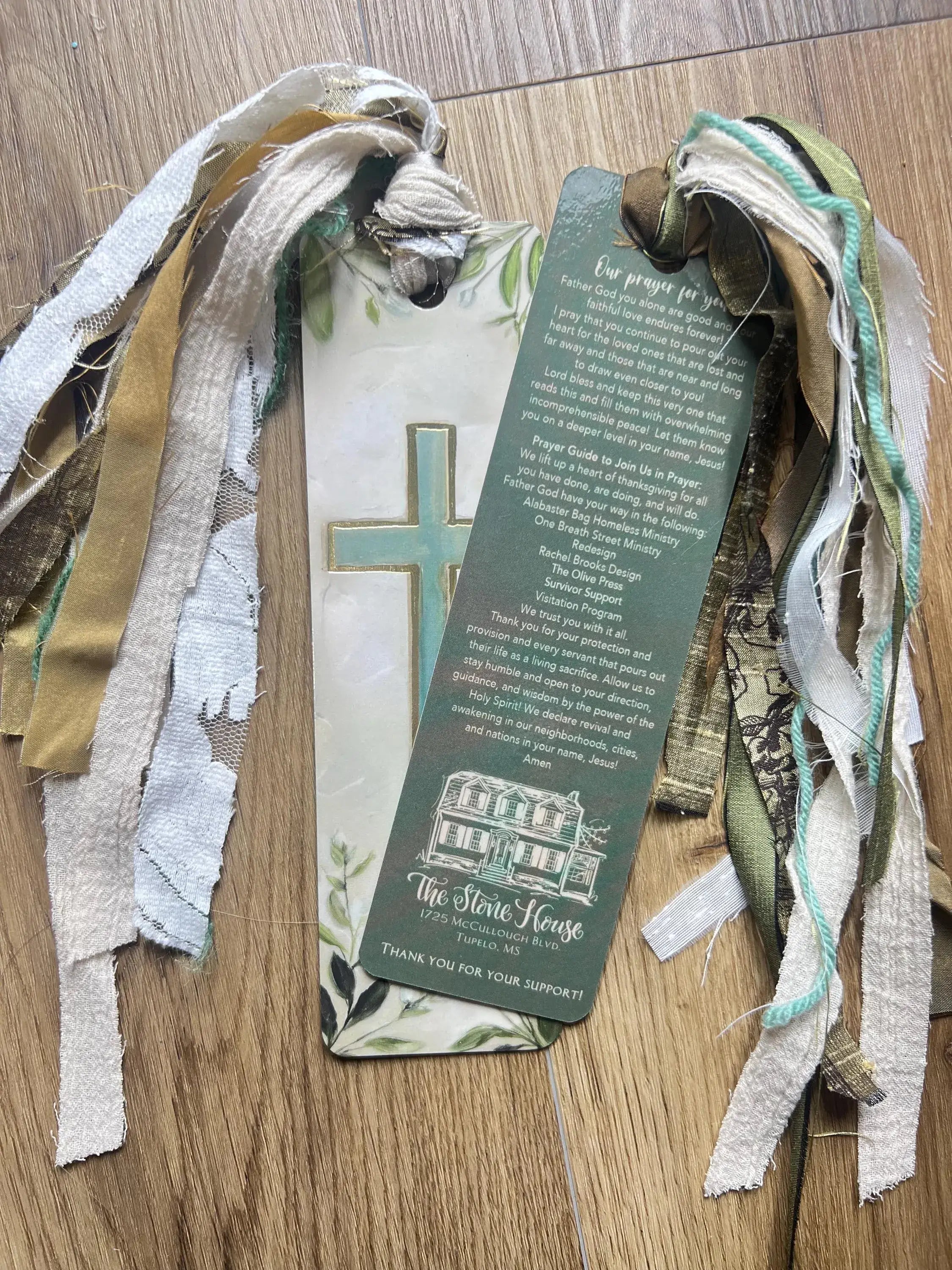 Teal Cross Tassel Bible Bookmark - The BLVD