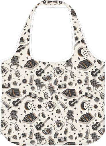 Reusable shopper tote Icons product photo - BLVD Boutik