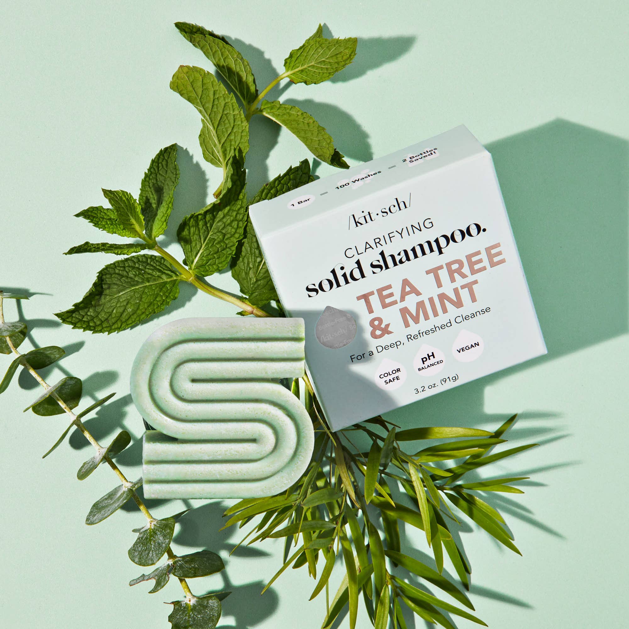 Tea Tree + Mint Clarifying Shampoo Bar - The BLVD