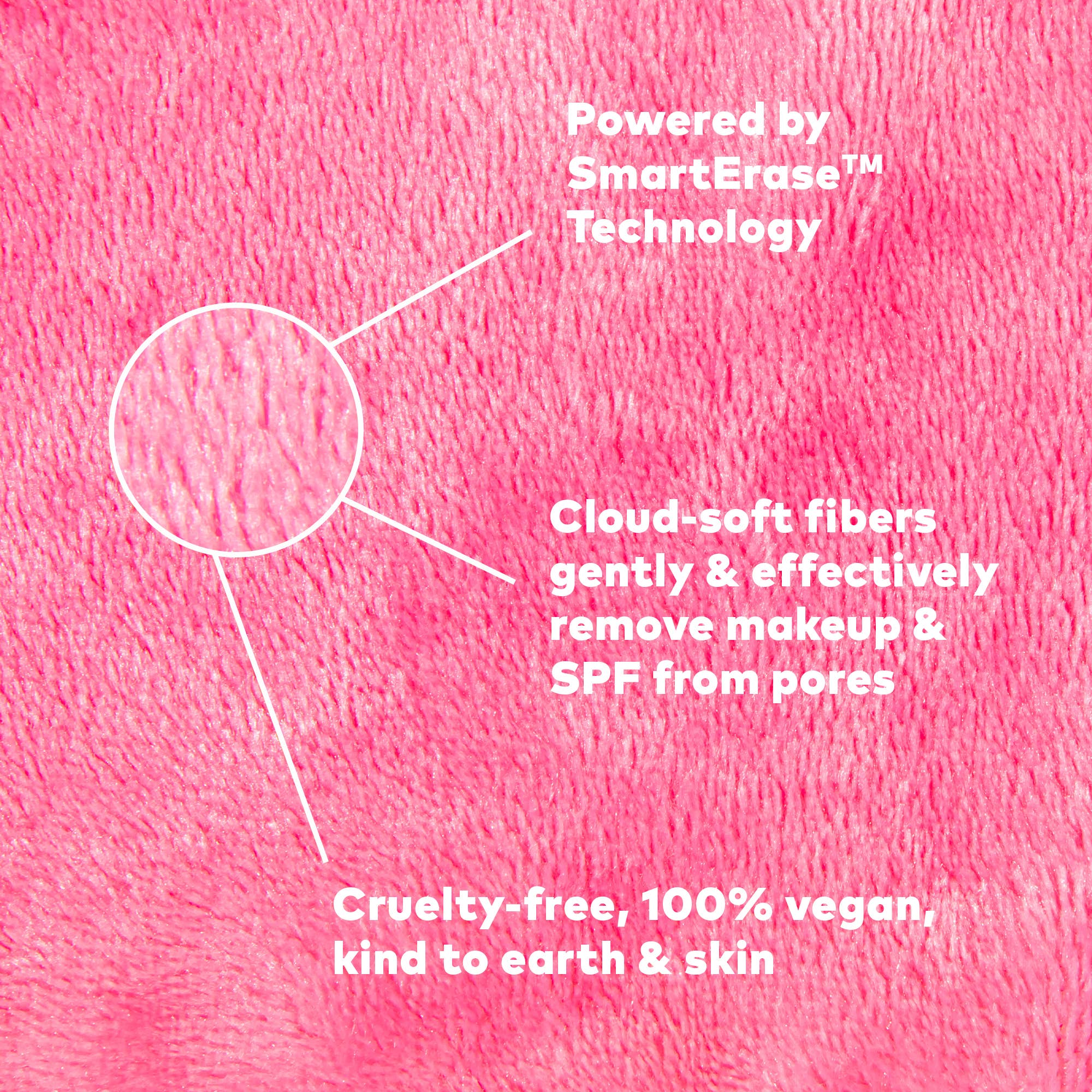 Pink Mini MakeUp Eraser PRO