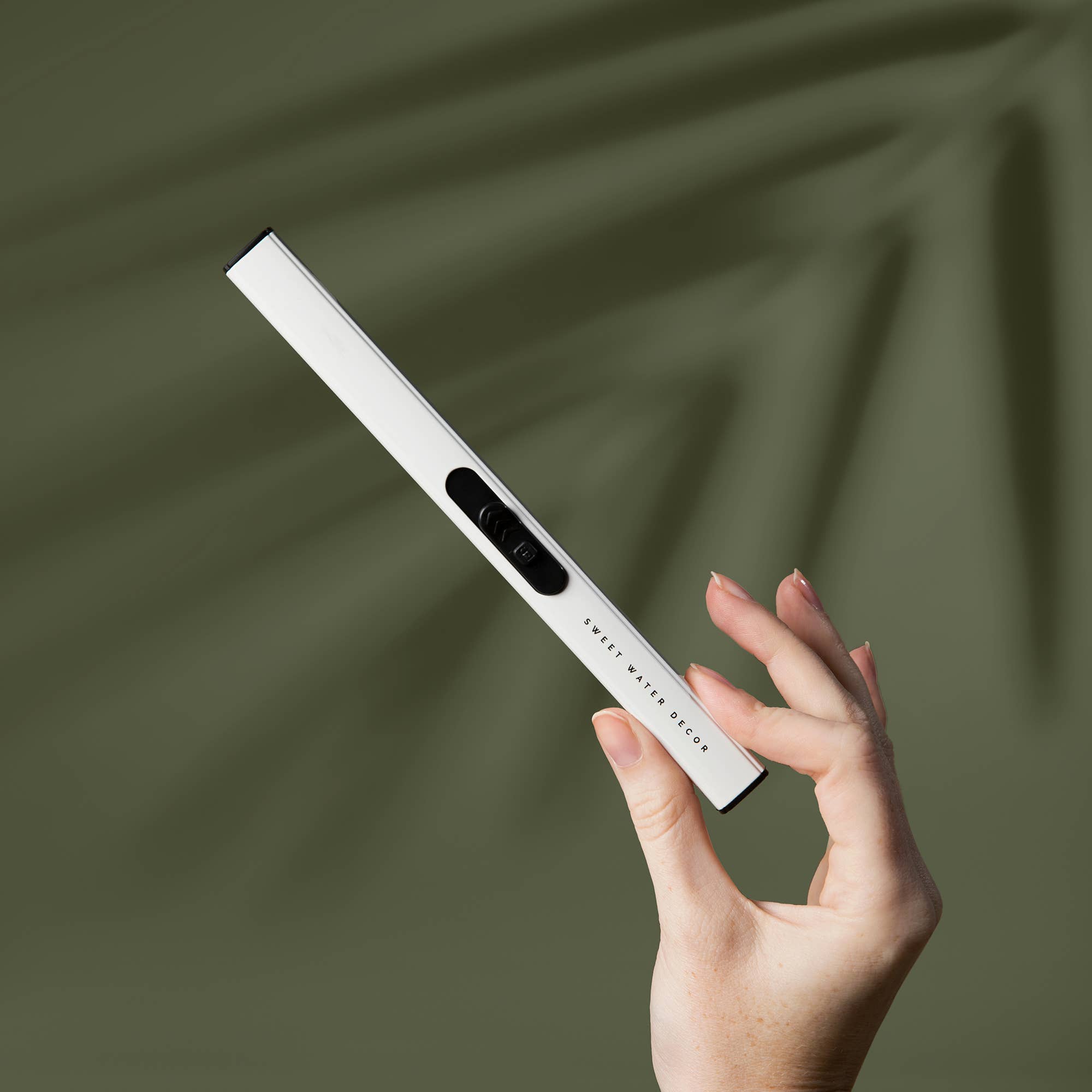 White Rechargeable Electric Lighter - Home Decor & Gifts - The BLVD