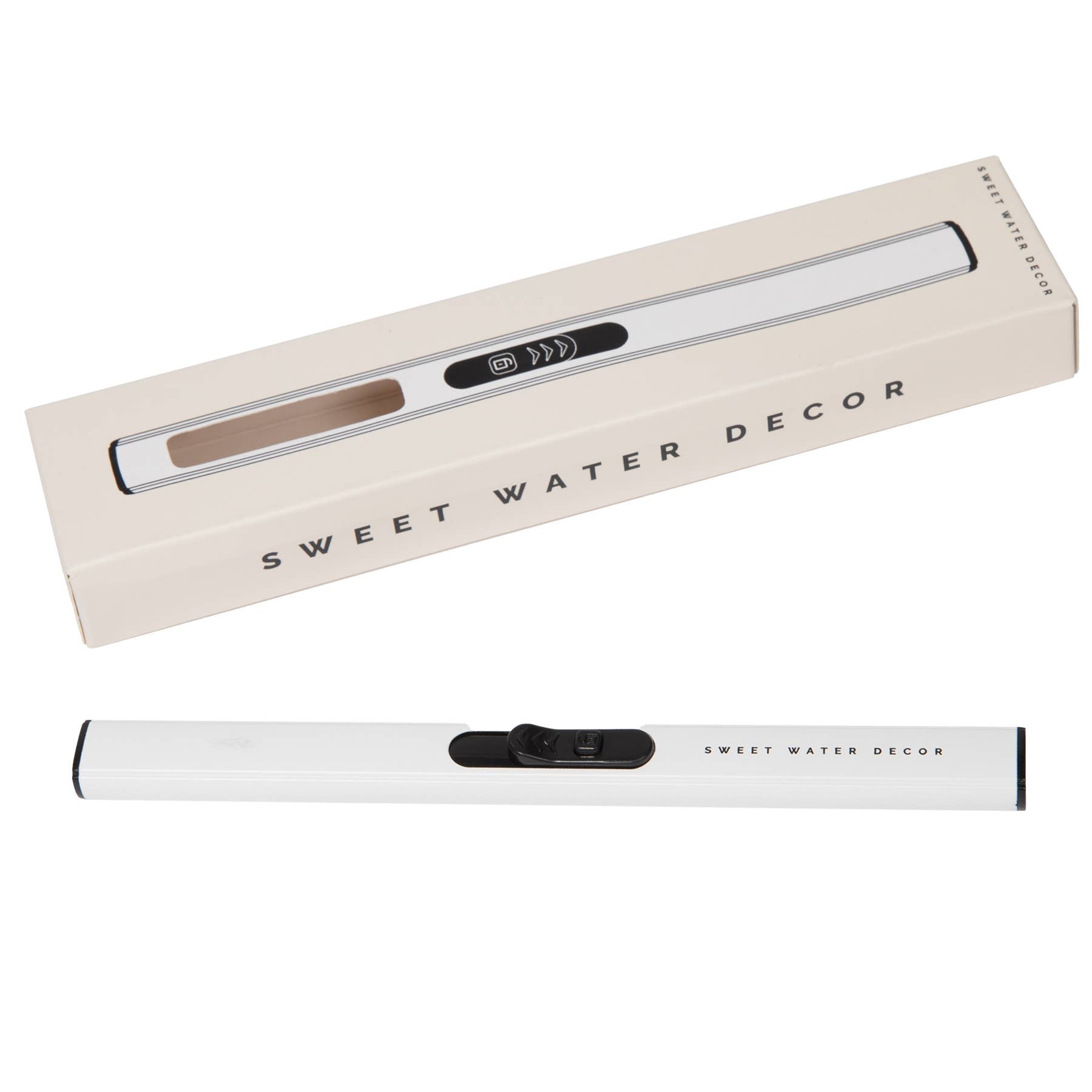 White Rechargeable Electric Lighter - Home Decor & Gifts - The BLVD