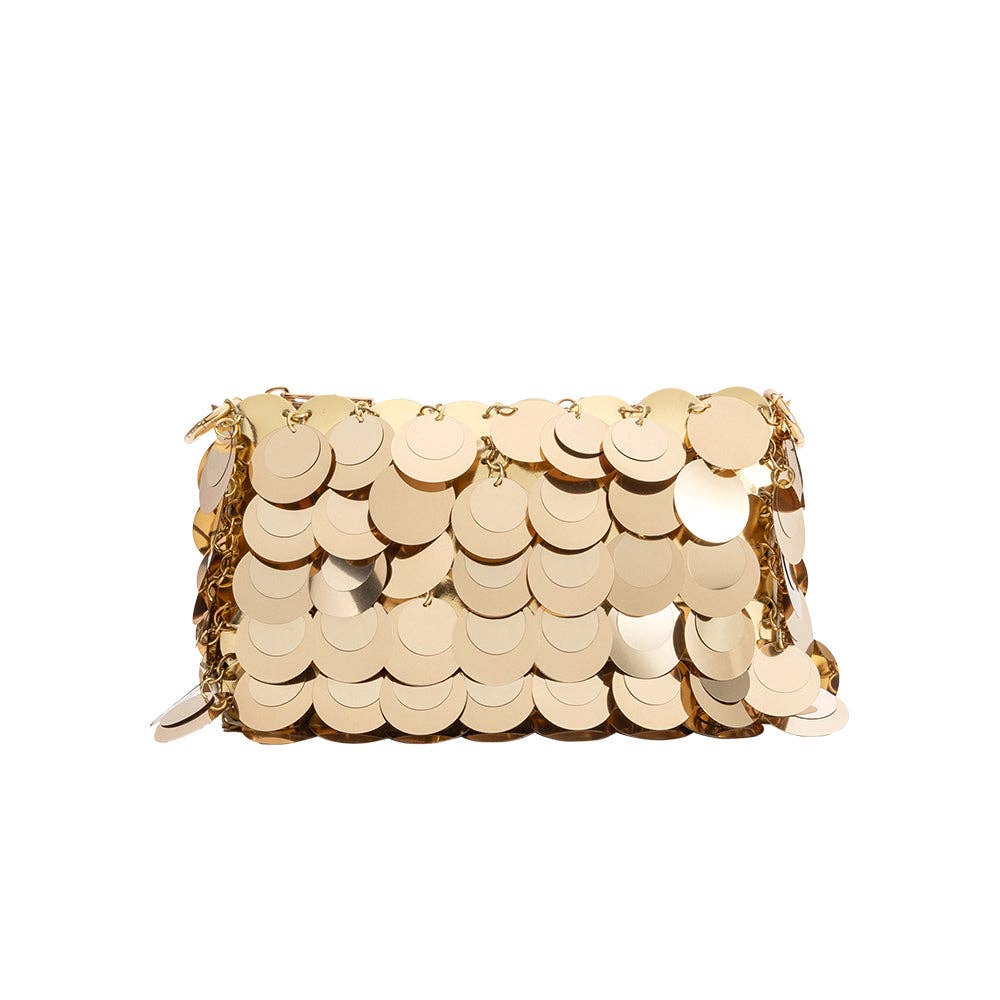 Gillie Gold Sequins Bag