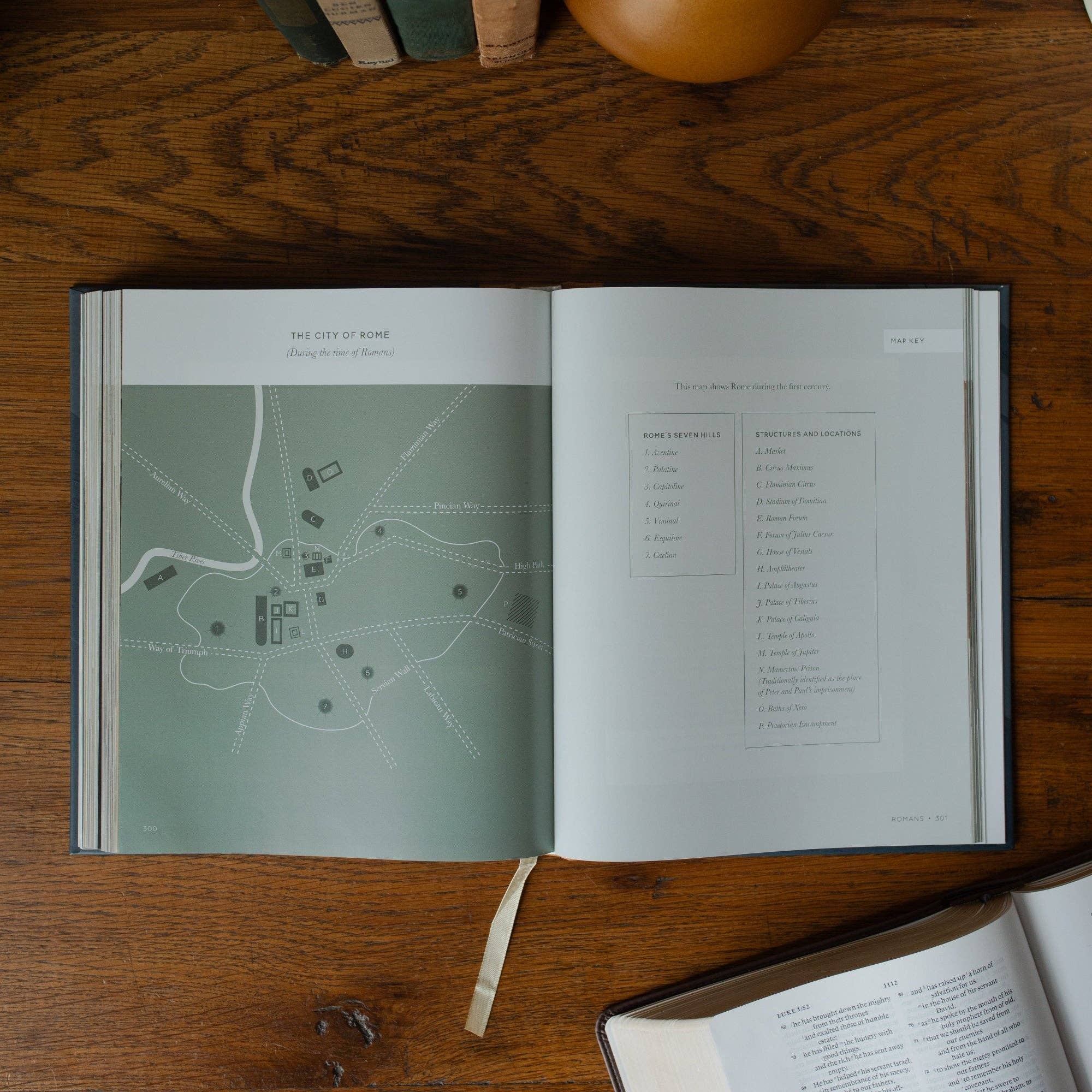 Bible Maps Handbook coffee table book product photo - detail view - BLVD Boutik