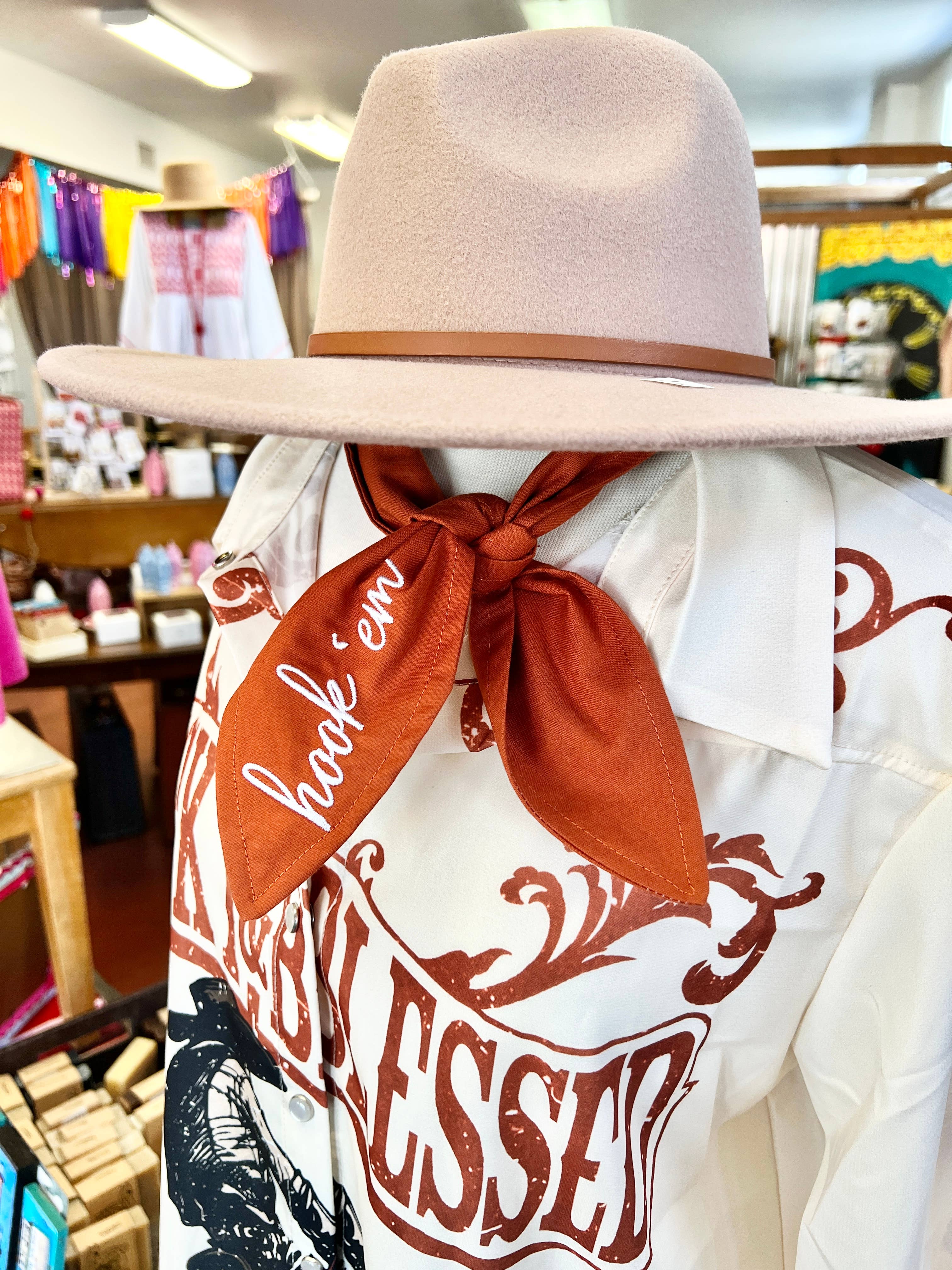 Hook 'Em Ascot Scarf