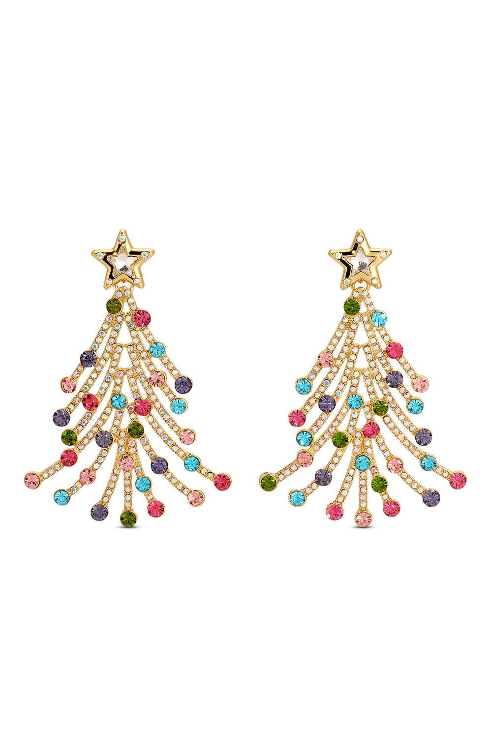 Xmas Tree Dangle Earrings - The BLVD