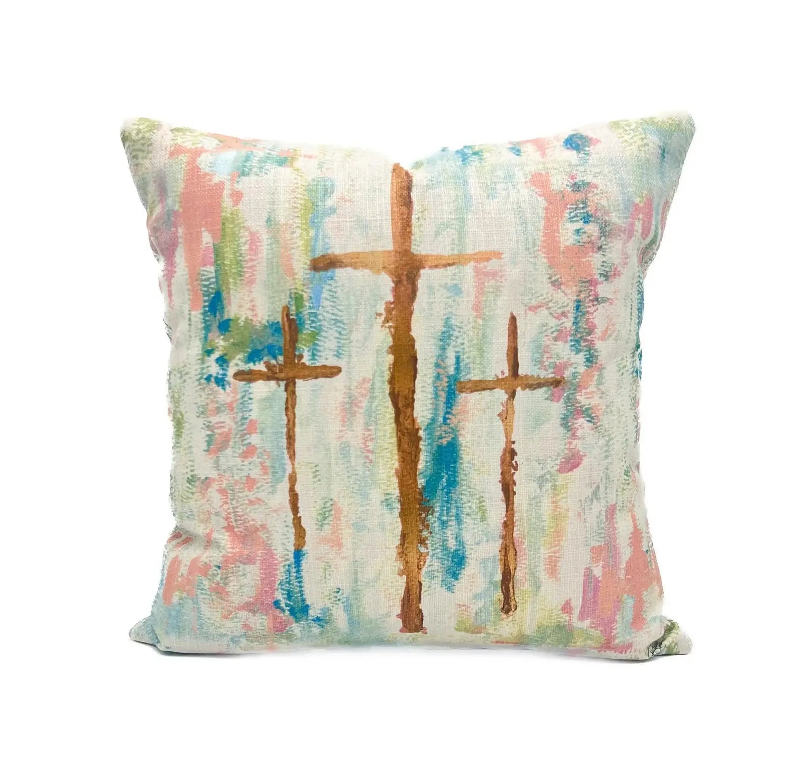 Easter Golden Crosses Pillow - The BLVD