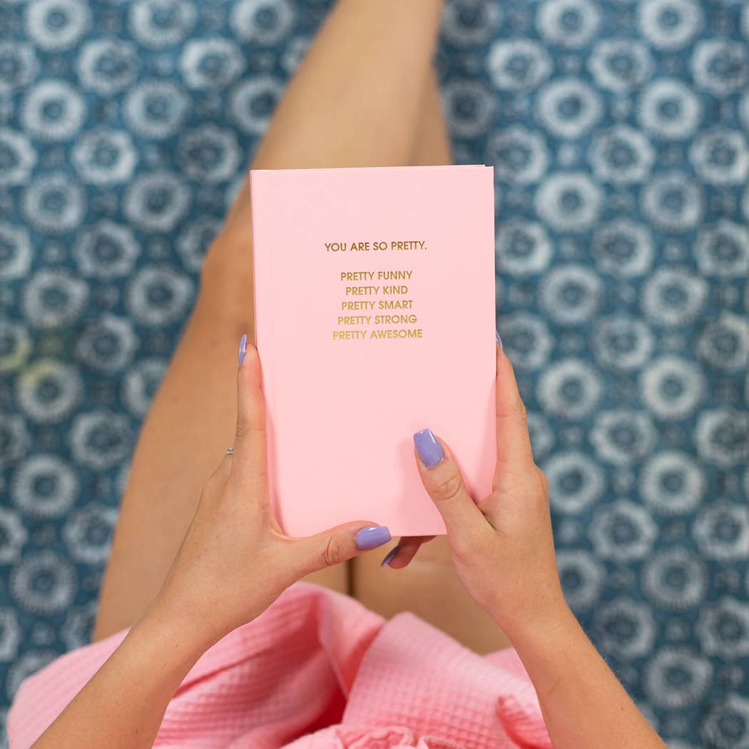 You Are So Pretty hardcover daily journal in sunset pink product photo - alternate view - BLVD Boutik