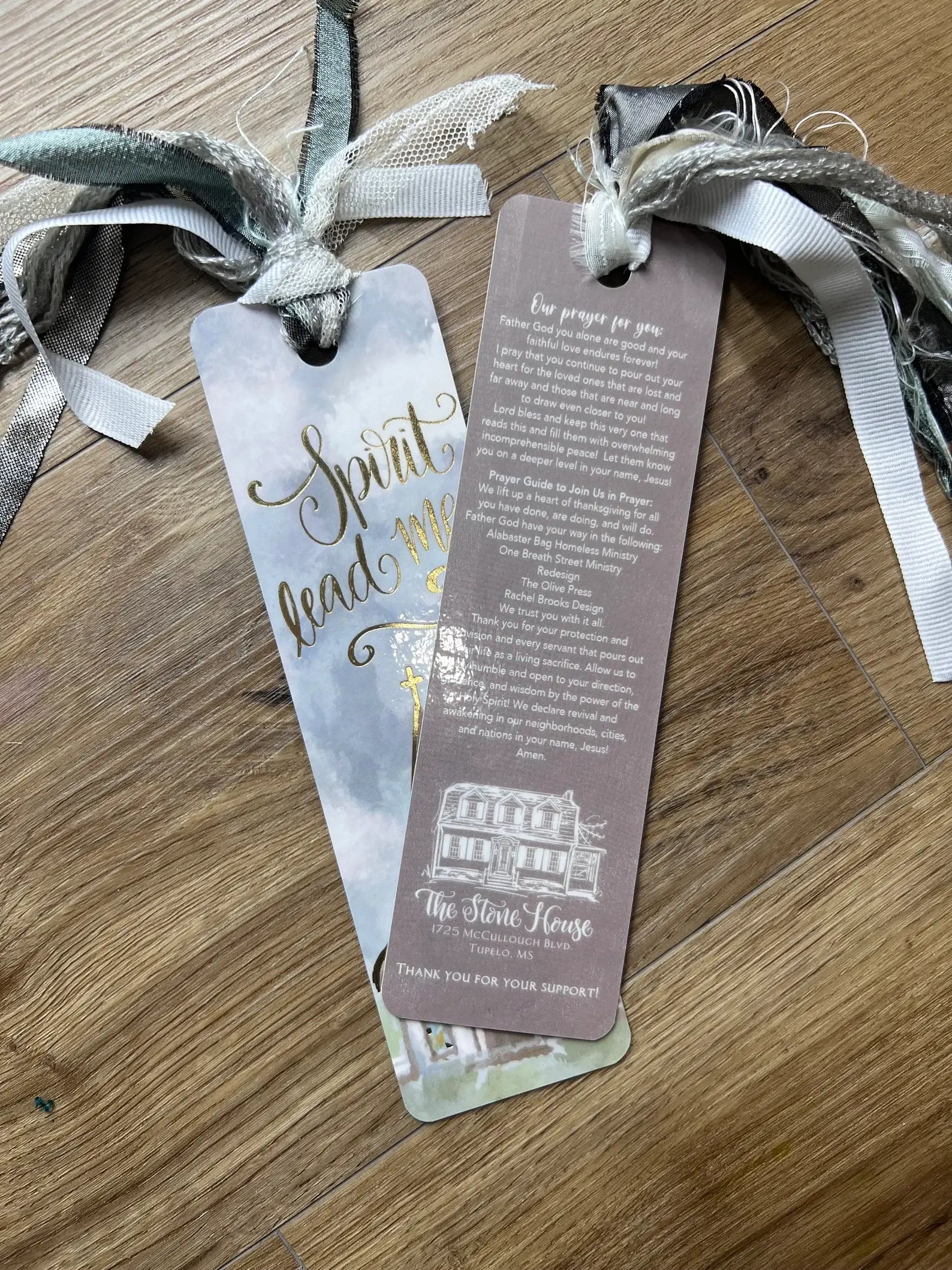 Spirit Lead Me tassel Bible bookmark product photo - detail view - BLVD Boutik