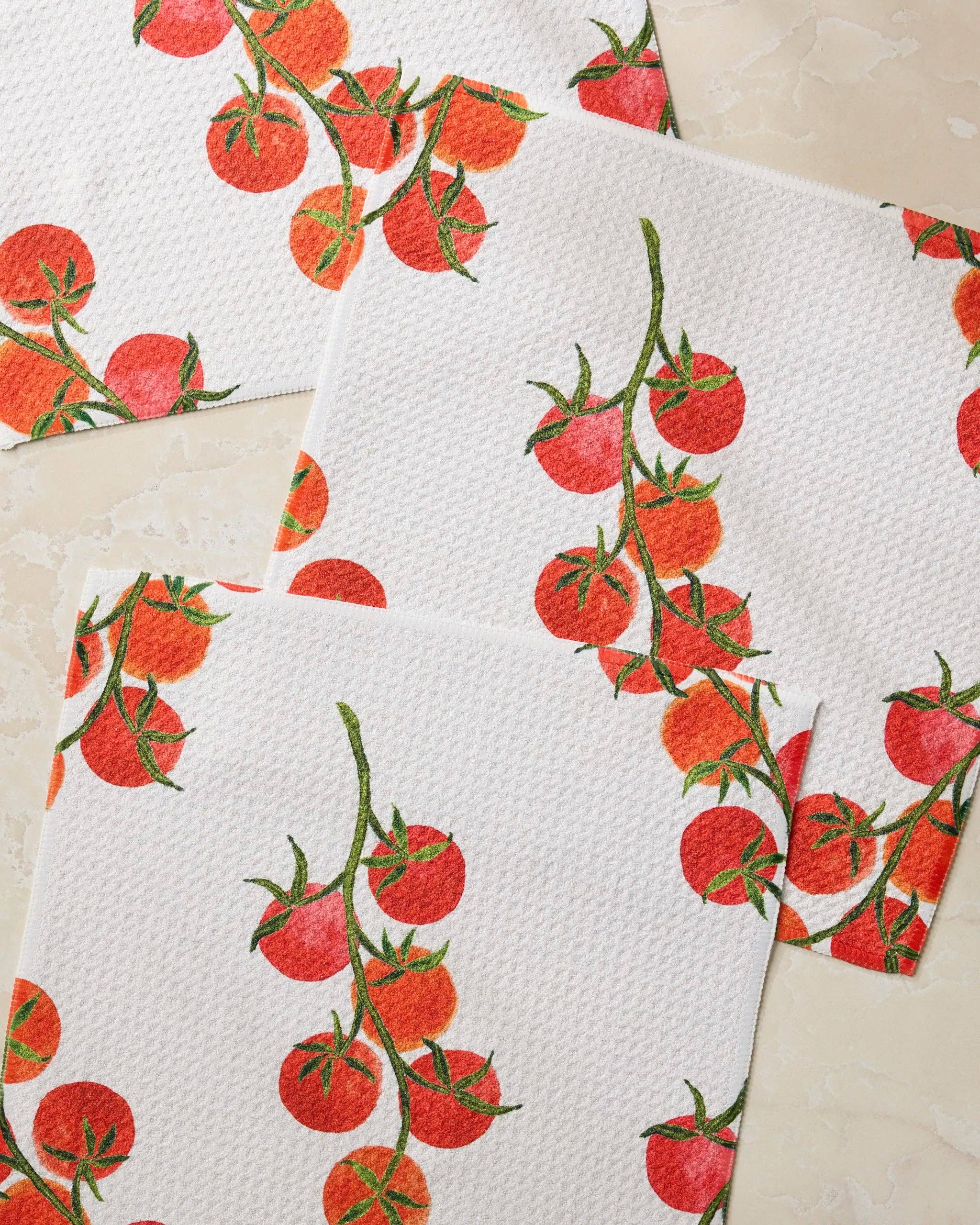 Ripe and Ready dishcloth set product photo - styled view - BLVD Boutik