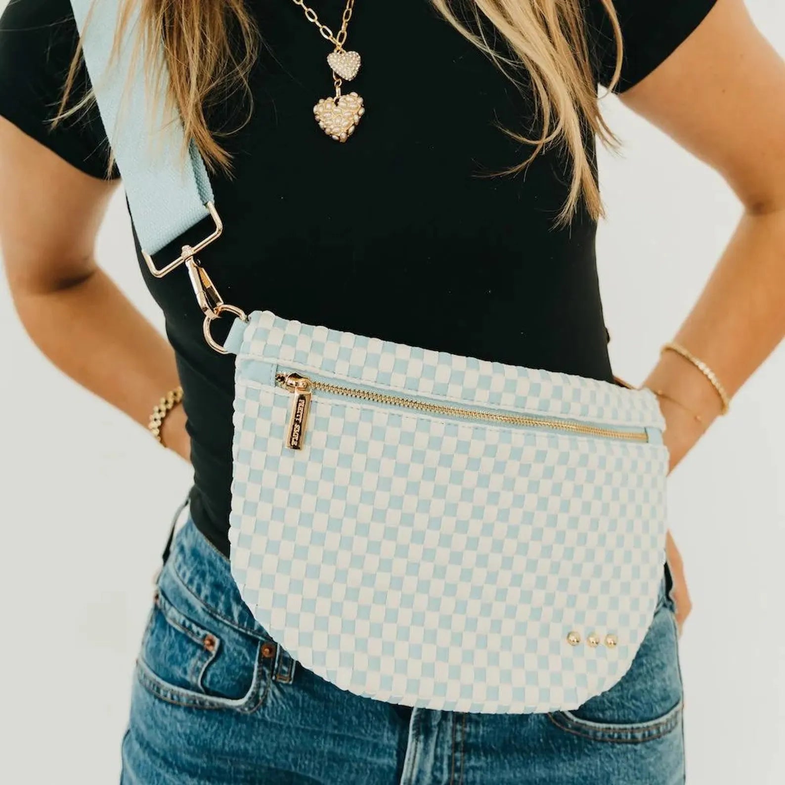 Diagonal Woven Westlyn Bum Bag