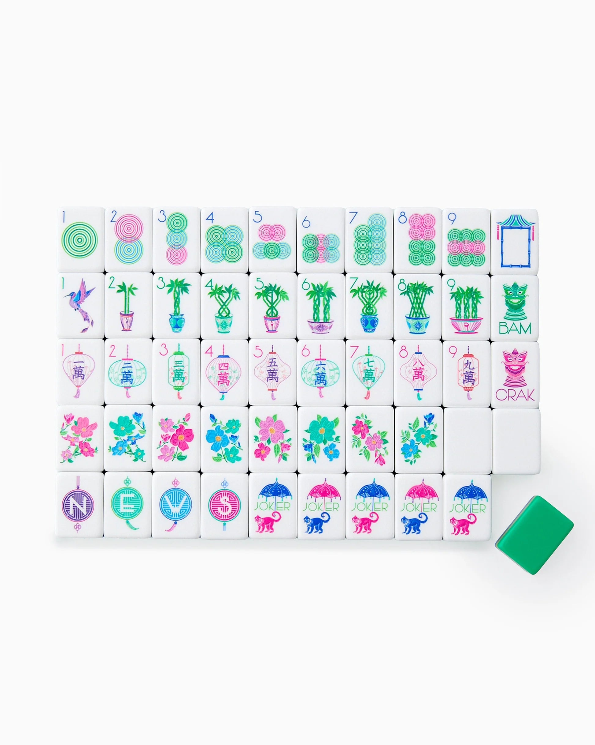 Jasmine Mahjong Tile Set - The BLVD