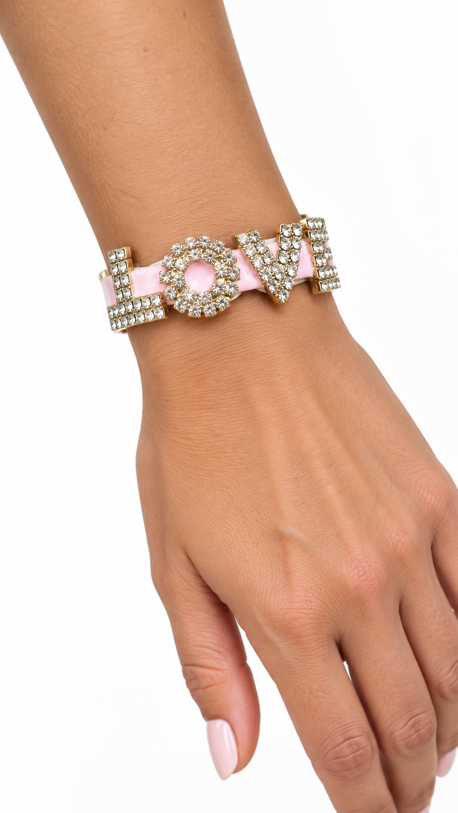 Mini La La Love Cuff In Fairy Dust / Roselune
