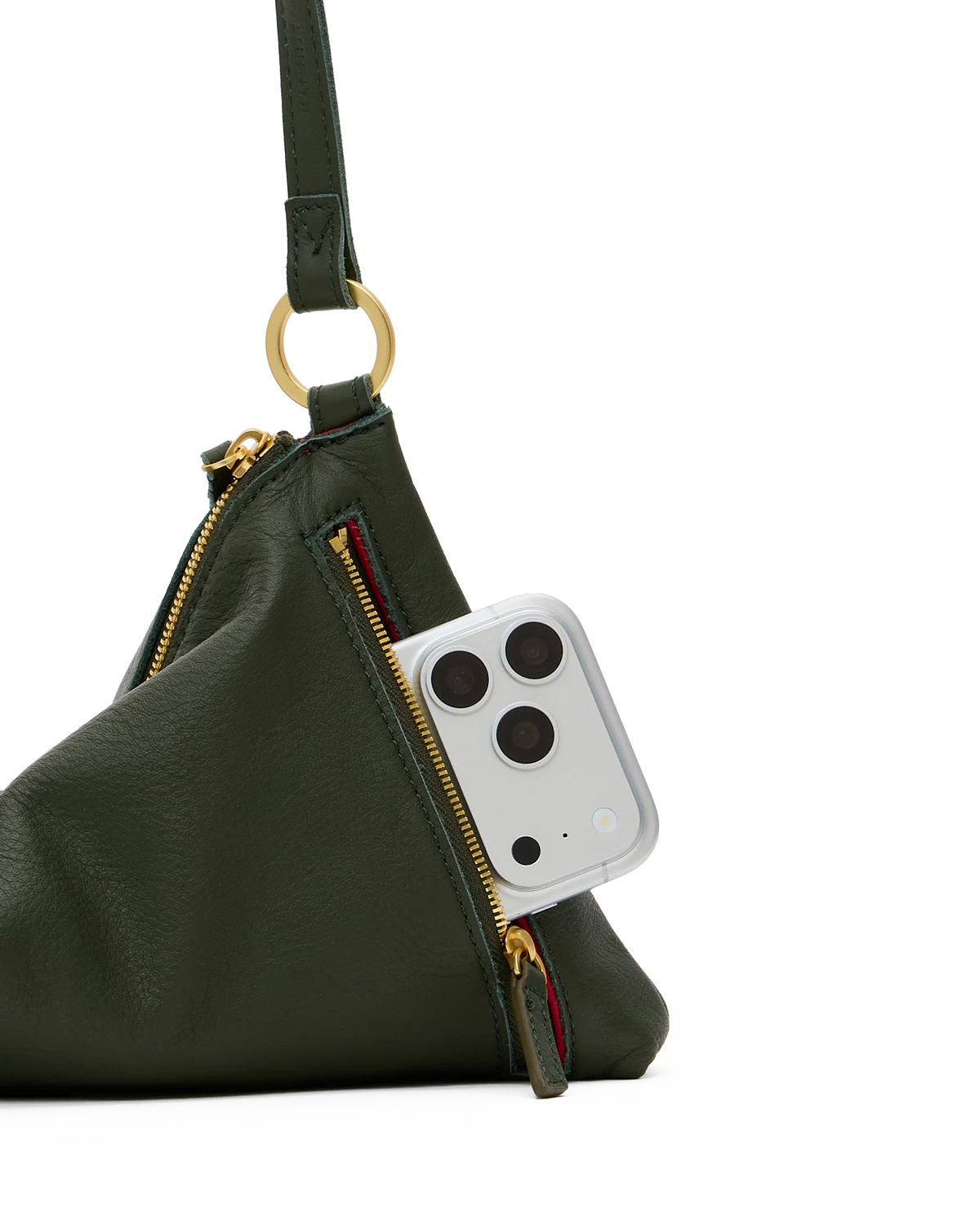 Kyle Medium Twin Crest Pebble/Brushed Gold