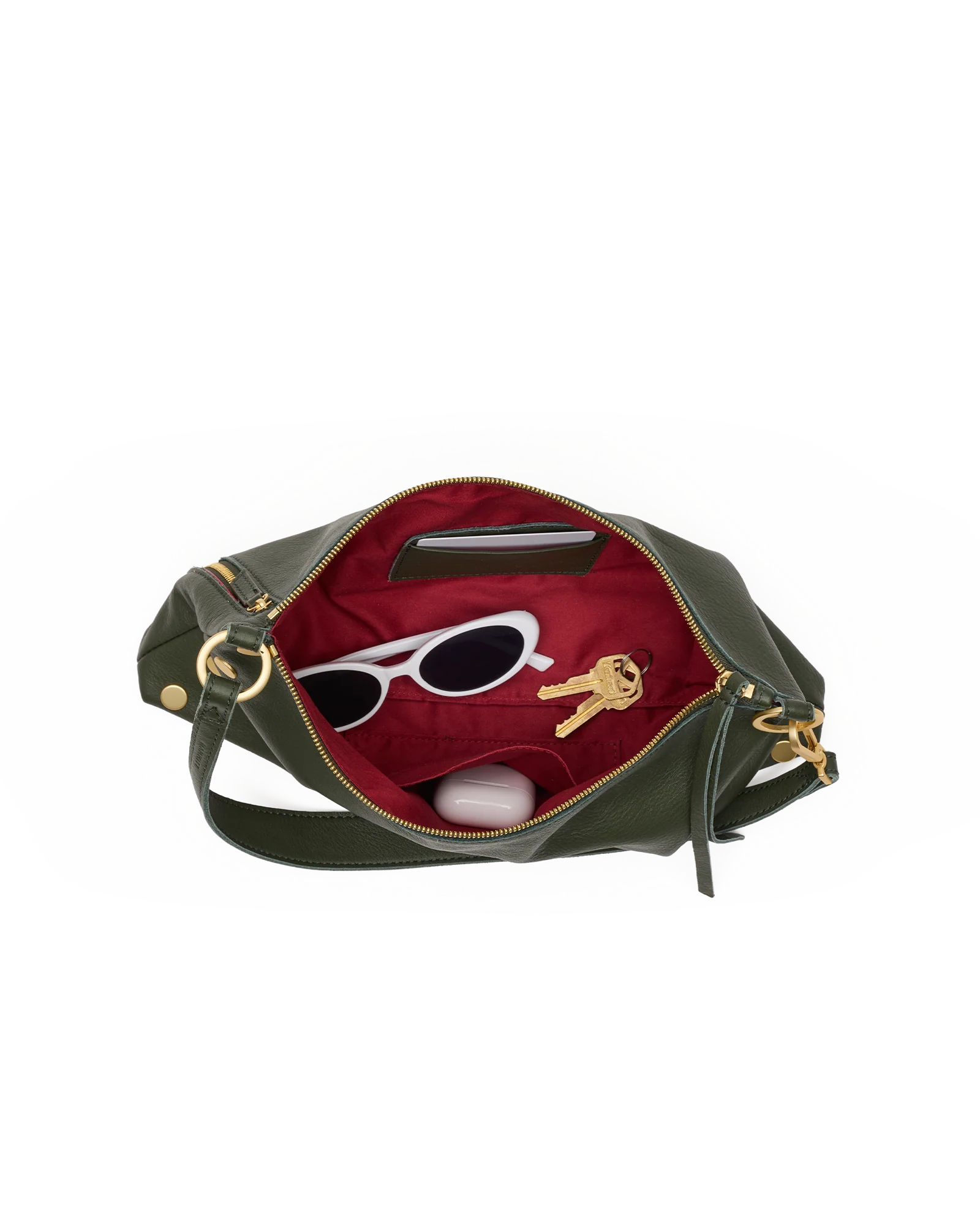 Kyle Medium Twin Crest Pebble/Brushed Gold