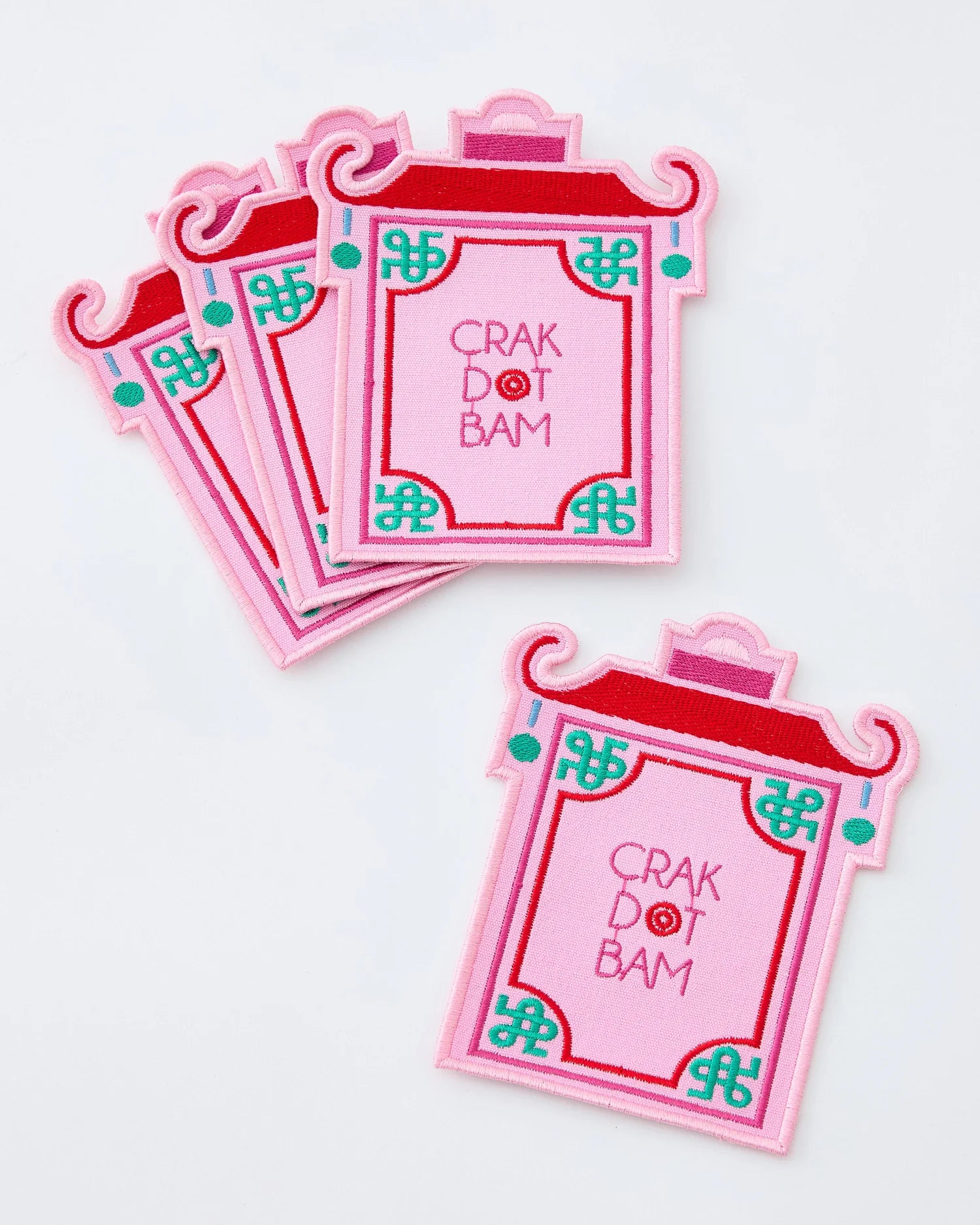 Set of 4 Mahjong Cocktail Napkins - The BLVD