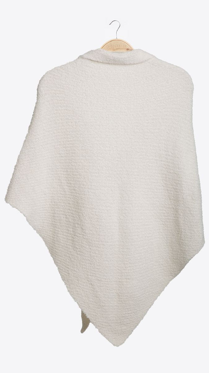 Ivory Solid Shoulder Wrap/Shawl