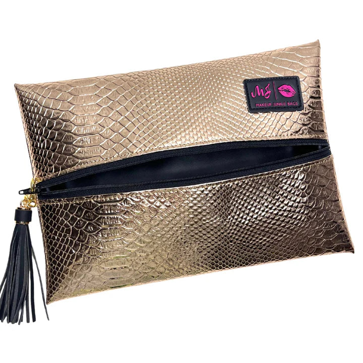 Make-Up Junkie Bag/Medium Rose Gold