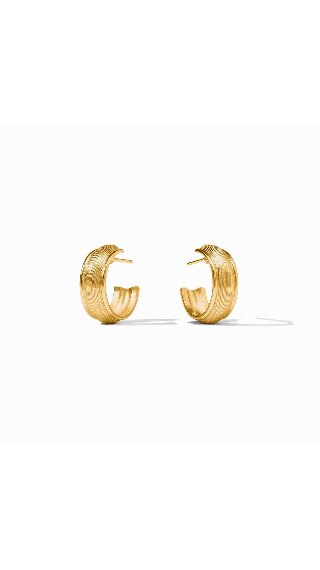Julie Vos Cobblestone Hoop in Gold - alternate view