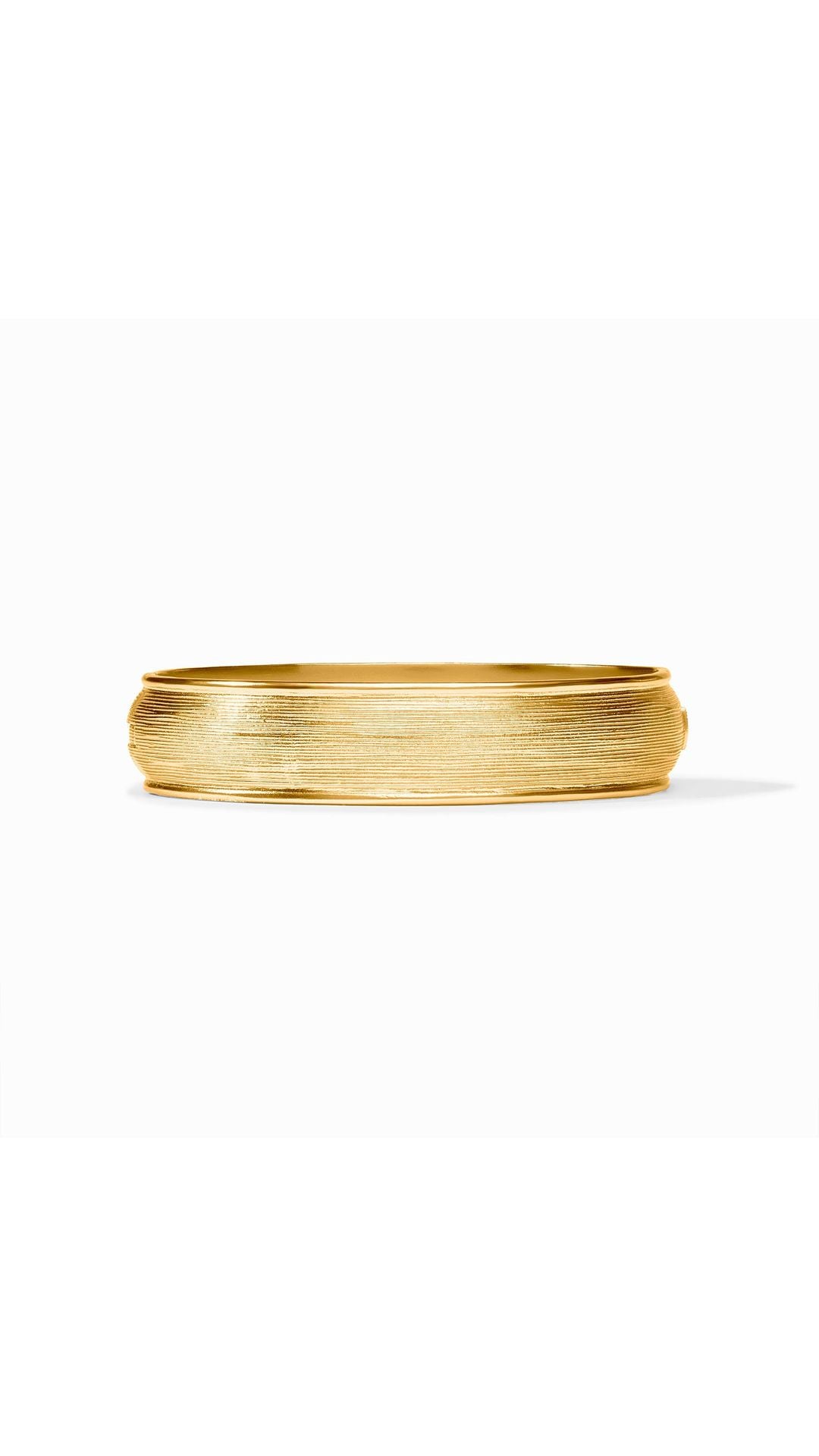 Julie Vos Cobblestone Hinge Bangle in Gold - 24K gold plate textured cuff