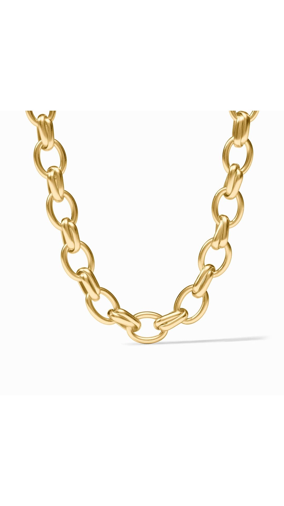 Julie Vos Essex Link Necklace in Gold - 24K gold plate