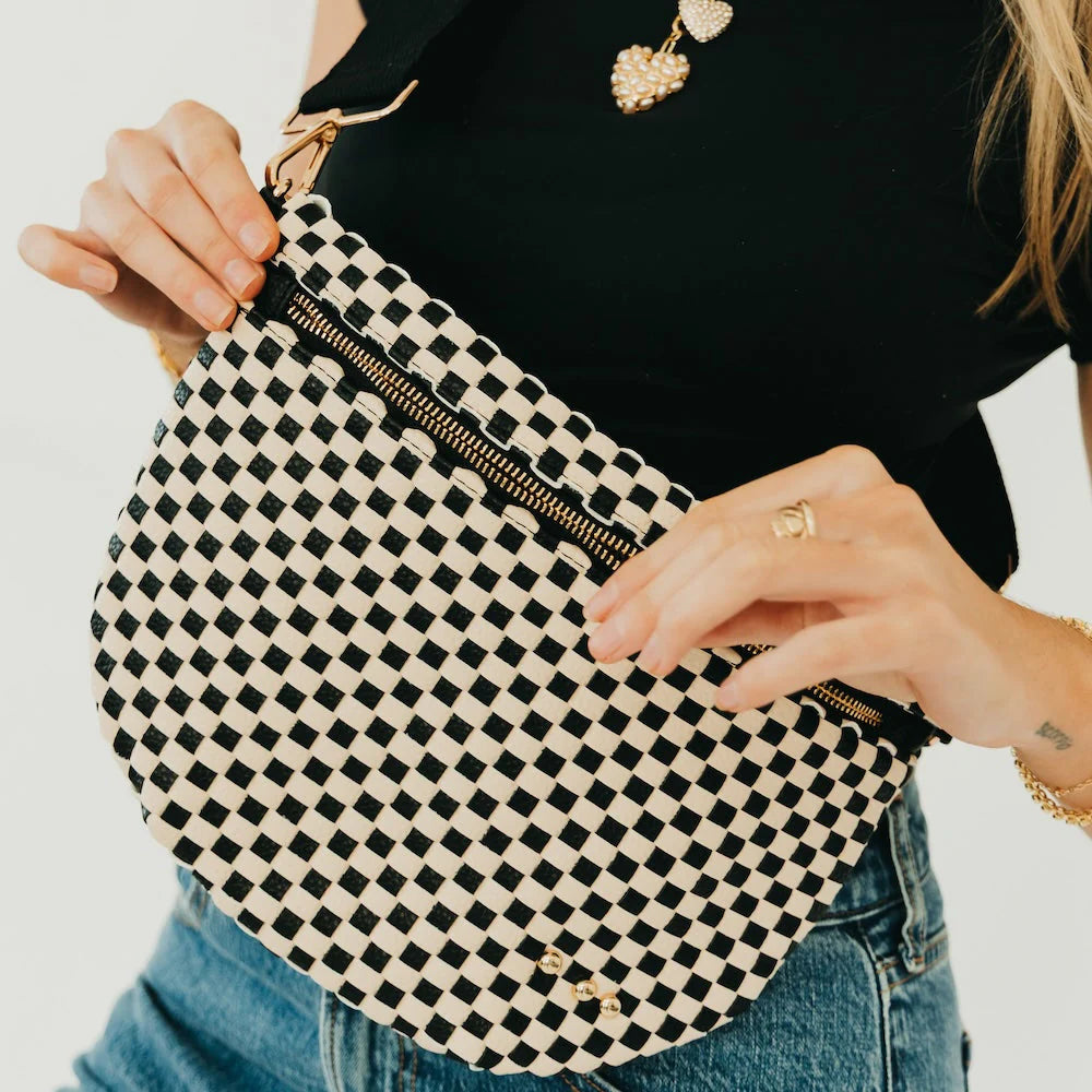 Diagonal Woven Westlyn Bum Bag
